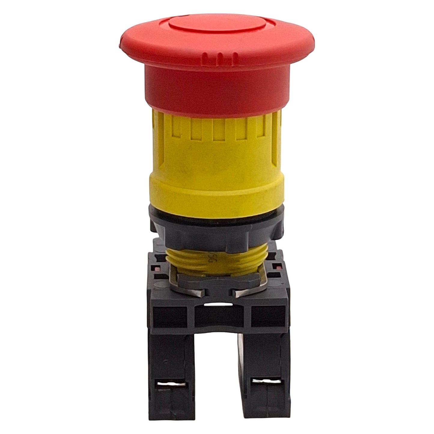 Used Schneider Electric XB5AS8444 E-Stop Pushbutton, Turn-Reset, ø40mm Mushroom, 2NC