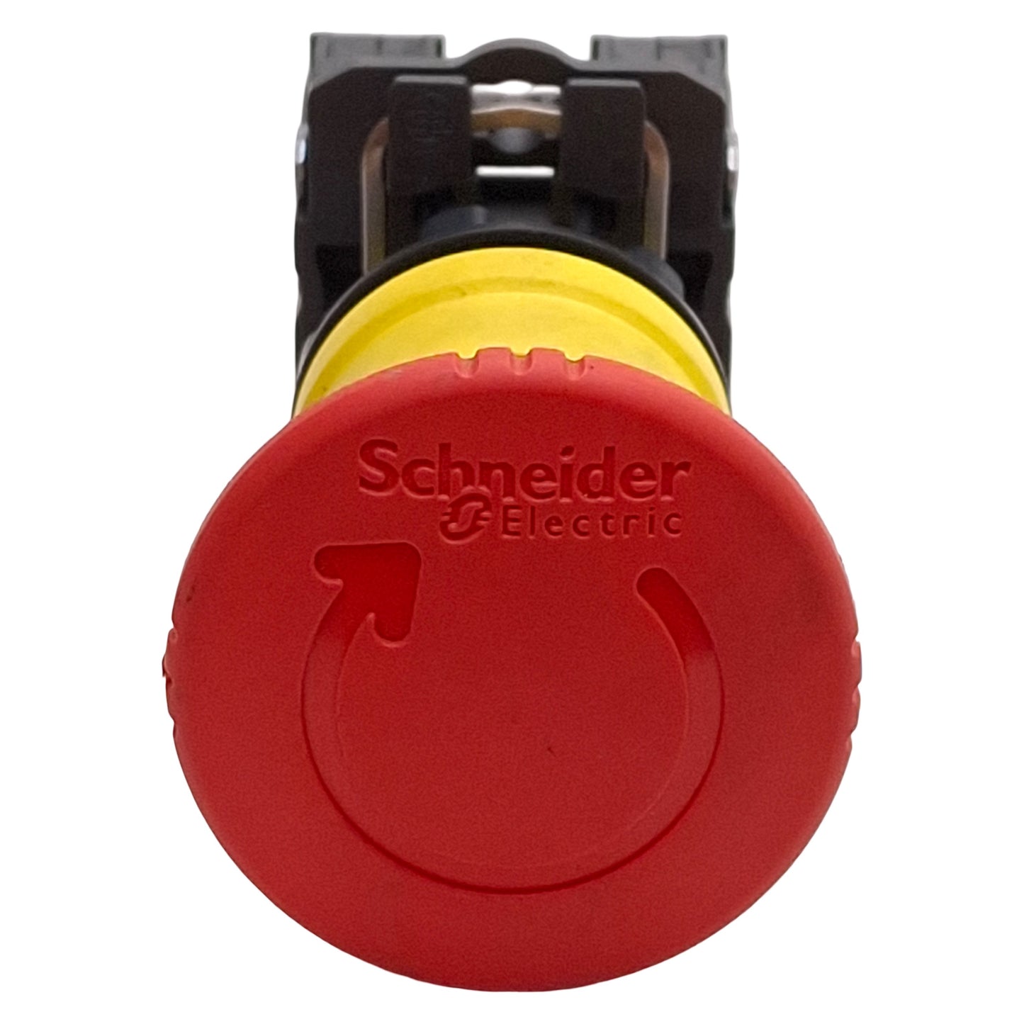Used Schneider Electric XB5AS8444 E-Stop Pushbutton, Turn-Reset, ø40mm Mushroom, 2NC