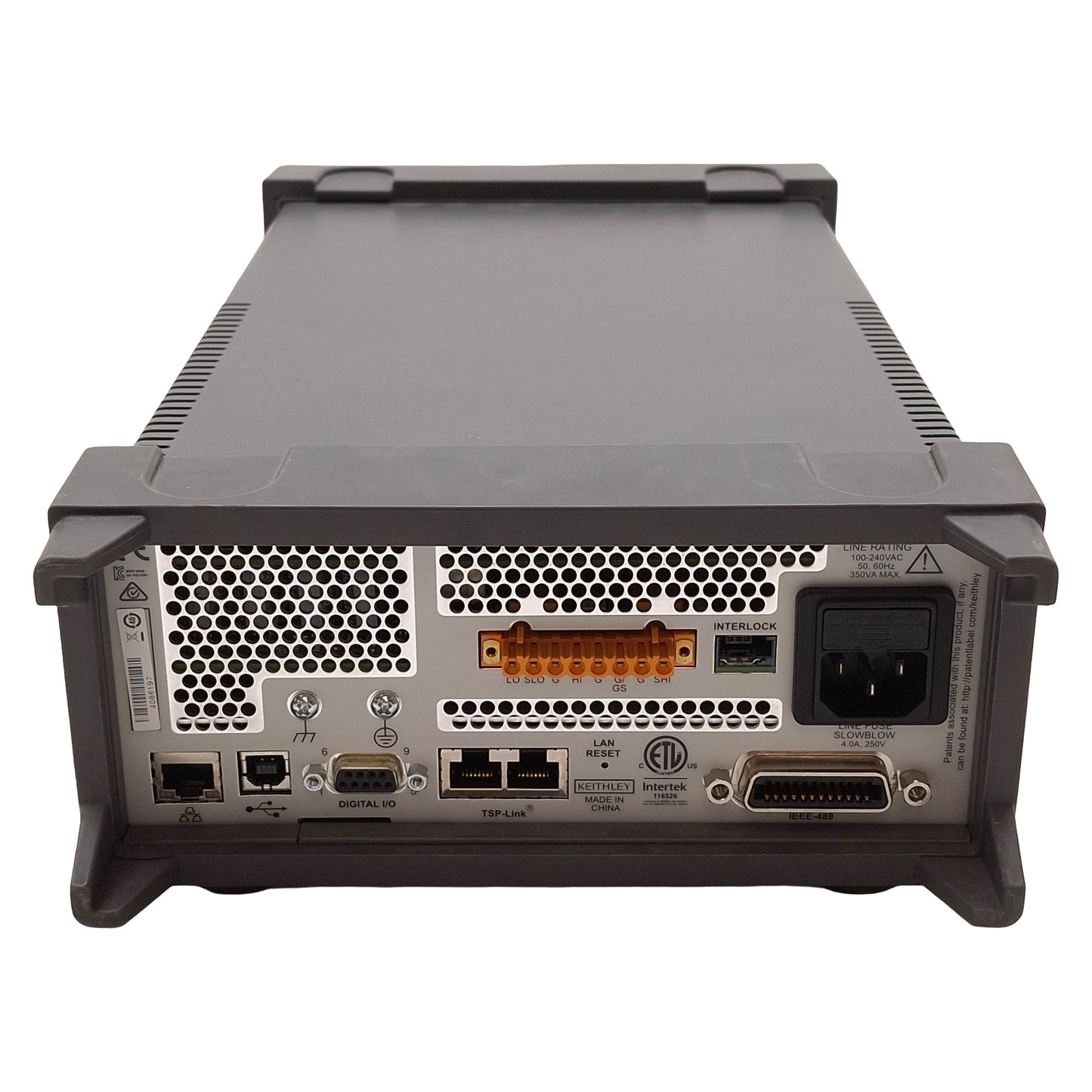 Used Keithley 2460 SourceMeter SMU Instrument, 100W 100VDC 7A, GPIB, 100-240VAC