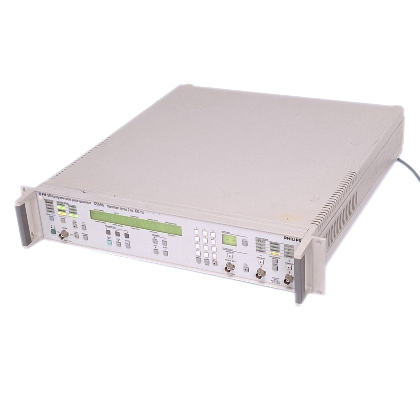 Used Philips PM5781 Programmable Pulse Generator, 125MHz, 2U Rack, 120VAC, GPIB