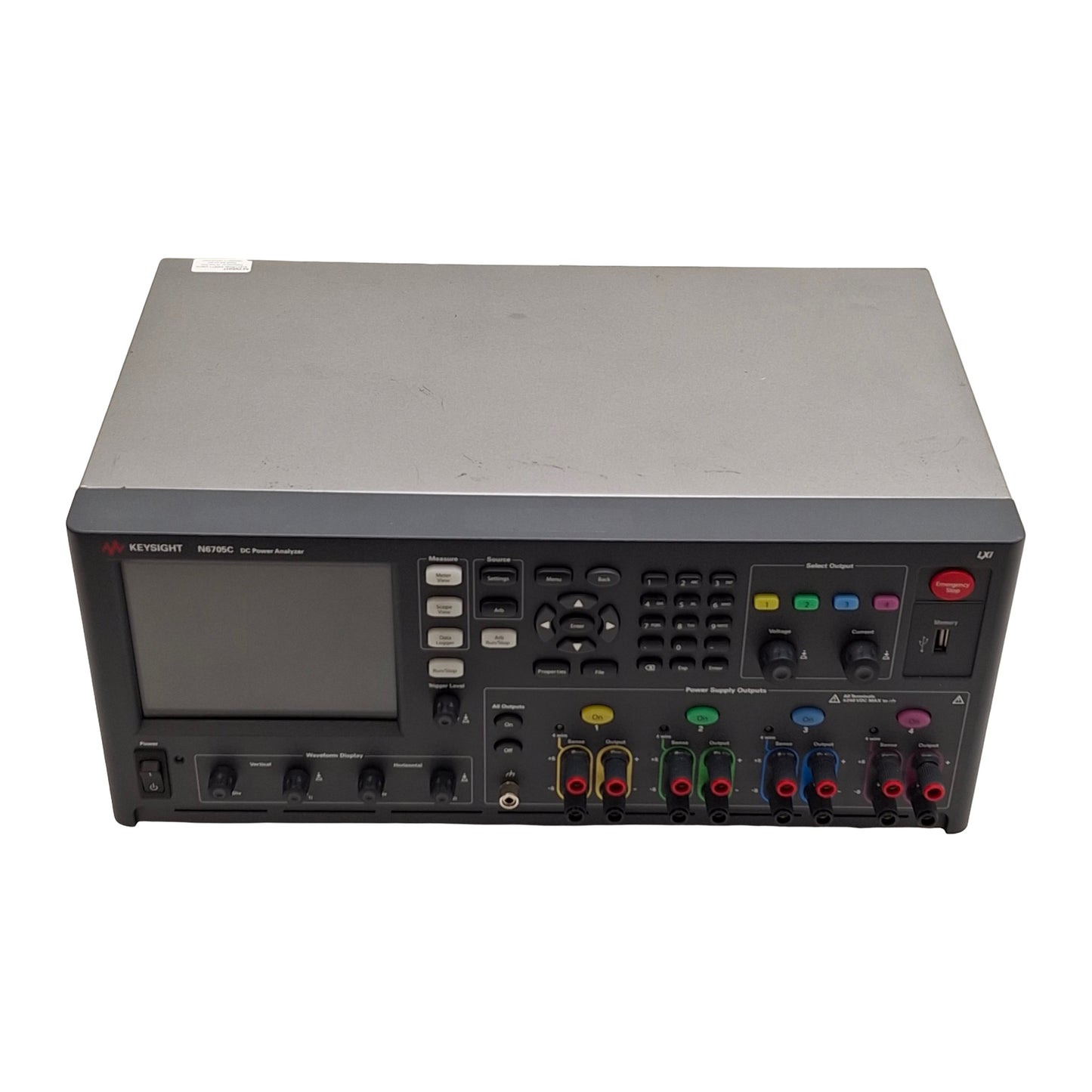 Used Keysight N6705C DC Power Analyzer w/ 2x SMU Modules, 120VAC, *Passes Post*