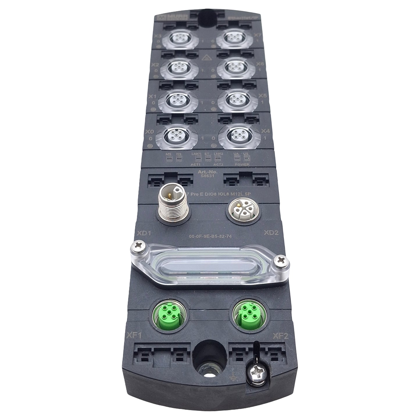 Used Murrelektronik 54631 IMPACT67 Pro E Ethernet/IO Module, 5-Pin M12, 10/100Mbits/s