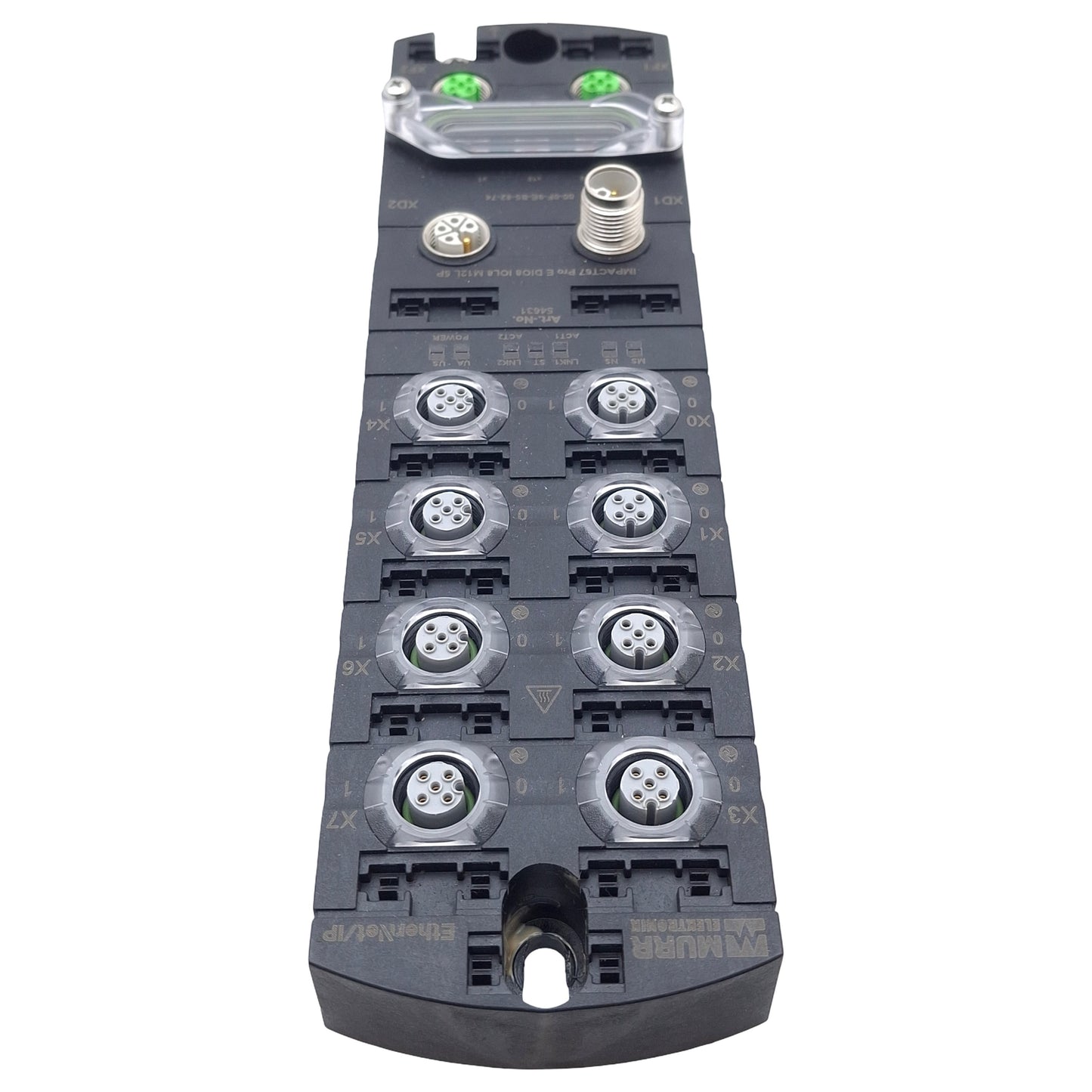 Used Murrelektronik 54631 IMPACT67 Pro E Ethernet/IO Module, 5-Pin M12, 10/100Mbits/s