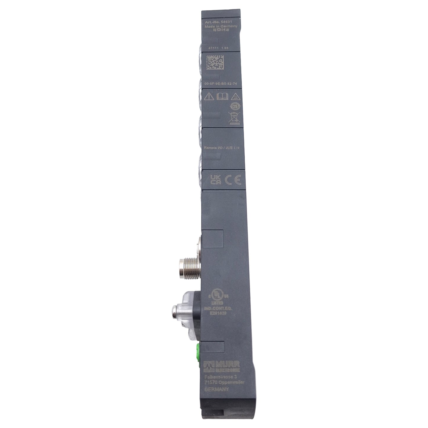 Used Murrelektronik 54631 IMPACT67 Pro E Ethernet/IO Module, 5-Pin M12, 10/100Mbits/s