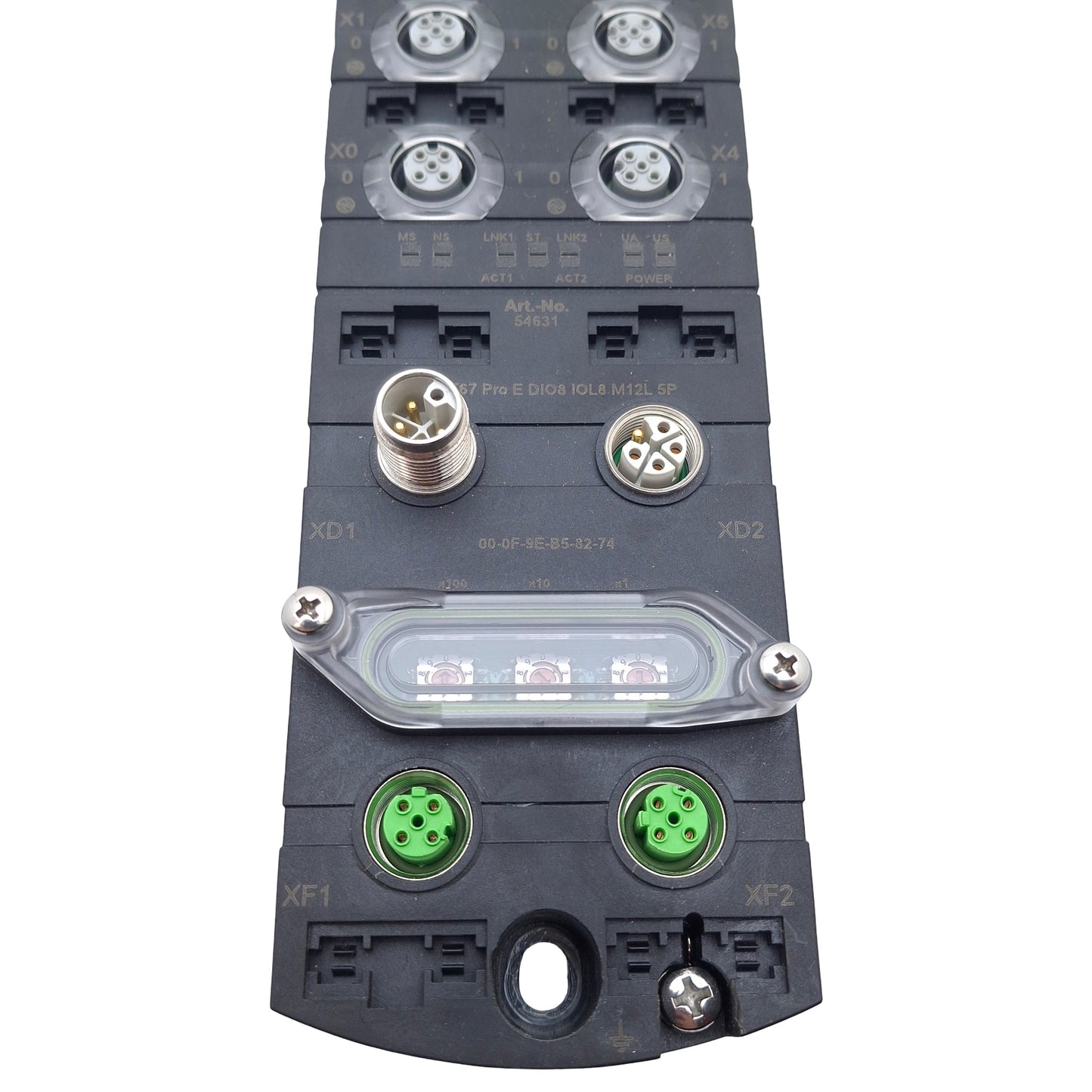 Used Murrelektronik 54631 IMPACT67 Pro E Ethernet/IO Module, 5-Pin M12, 10/100Mbits/s