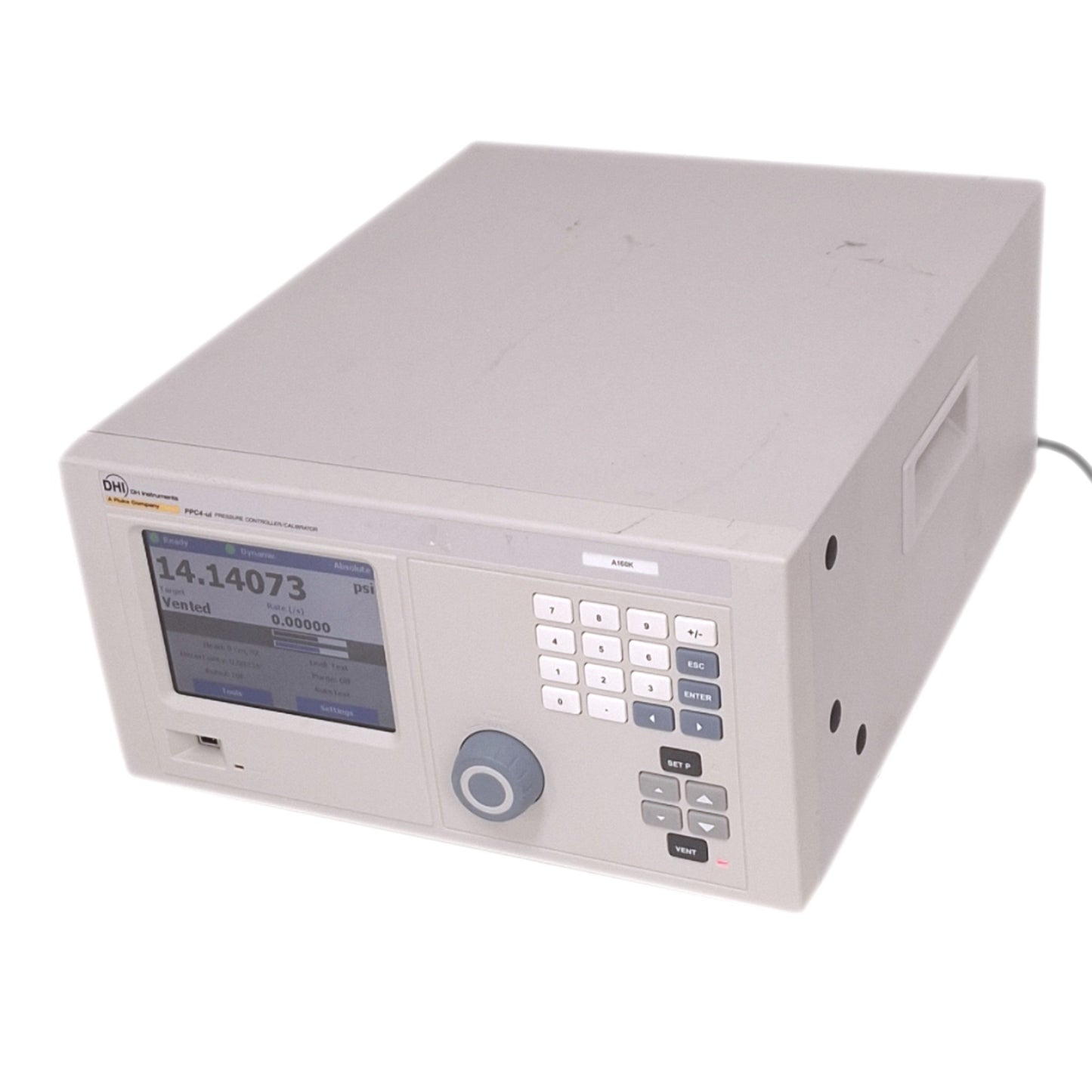Used Fluke PPC4-ui A160Ks Pressure Controller/Calibrator, Q-RPT, 0-23psi, 100-240VAC