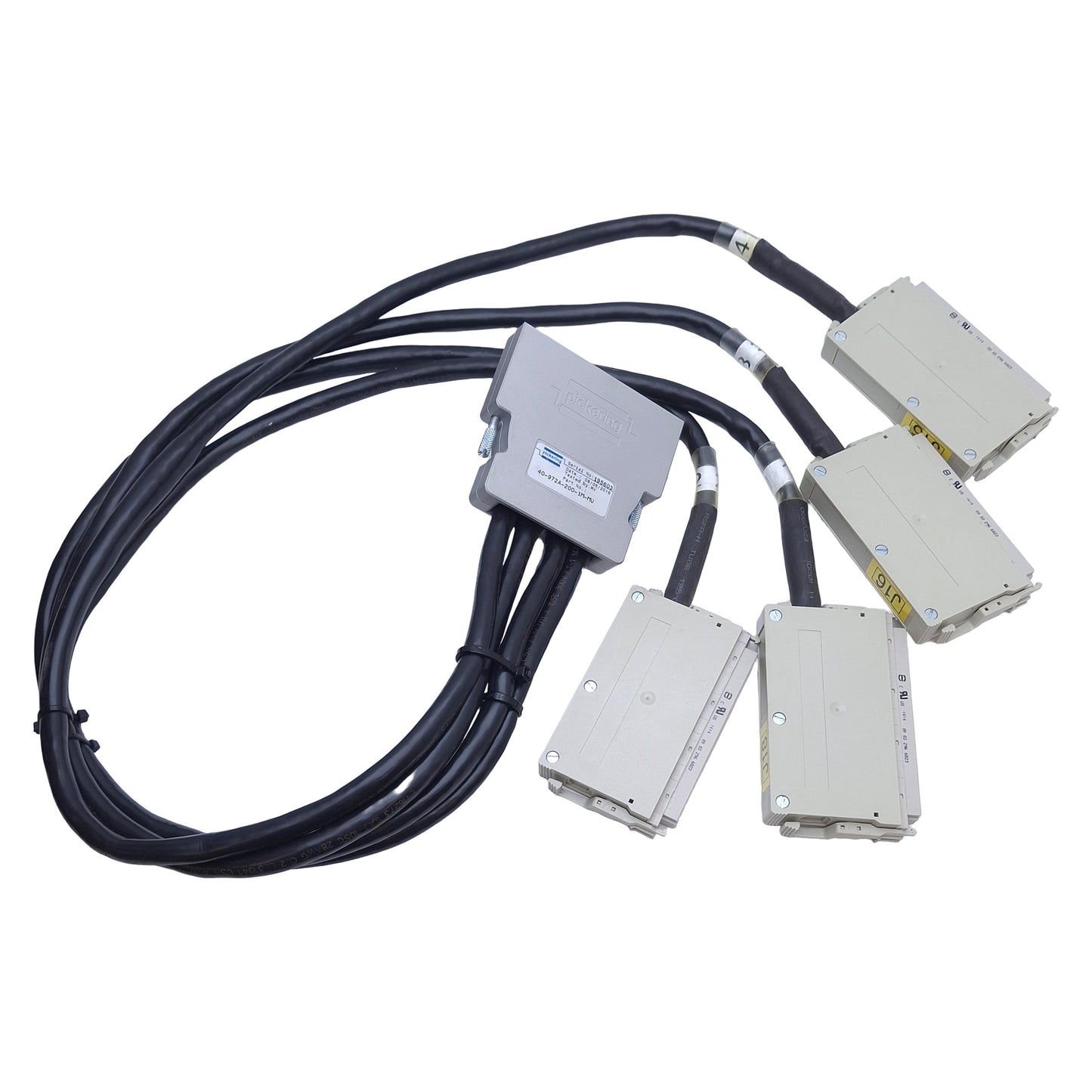 Used Pickering 40-972A-200-1M-MU LFH Cable Assembly 200-pin Male to 96-Pin Female, 1m