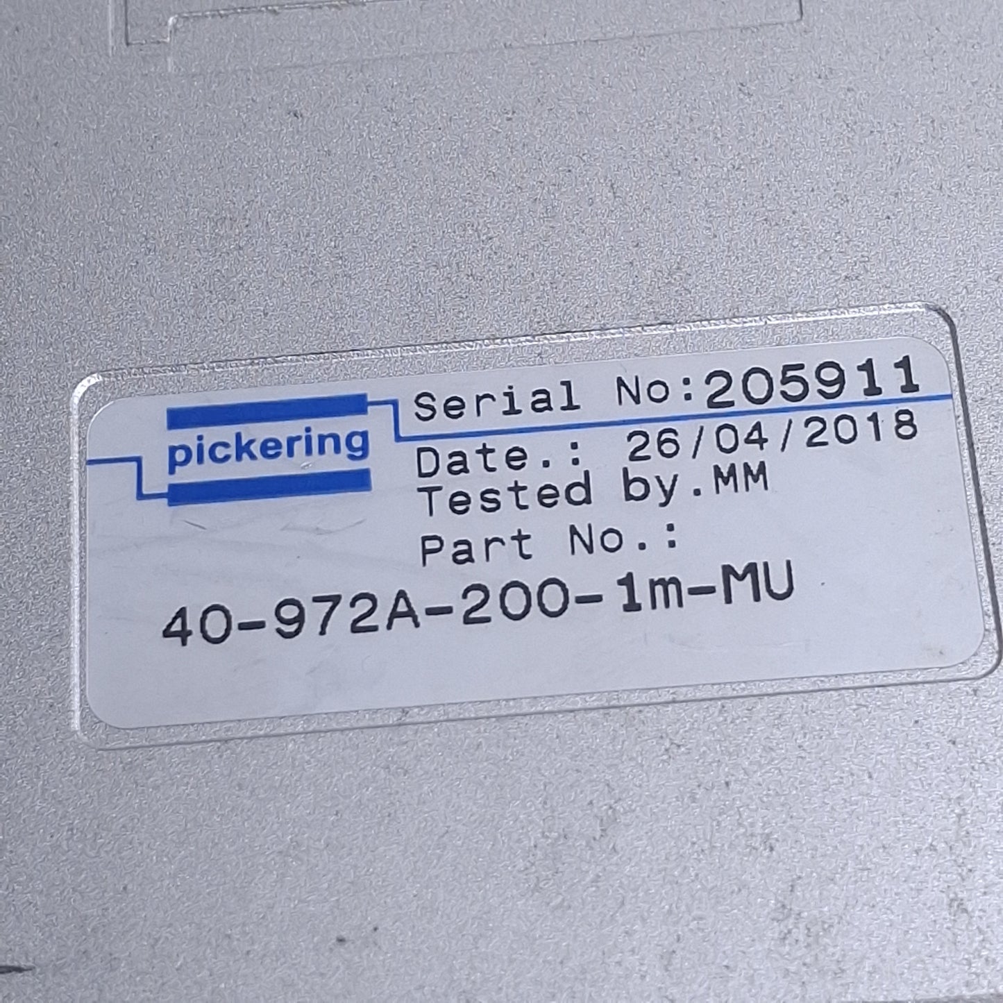 Used Pickering 40-972A-200-1M-MU LFH Cable Assembly 200-pin to (2x) 96-Pin Female, 1m
