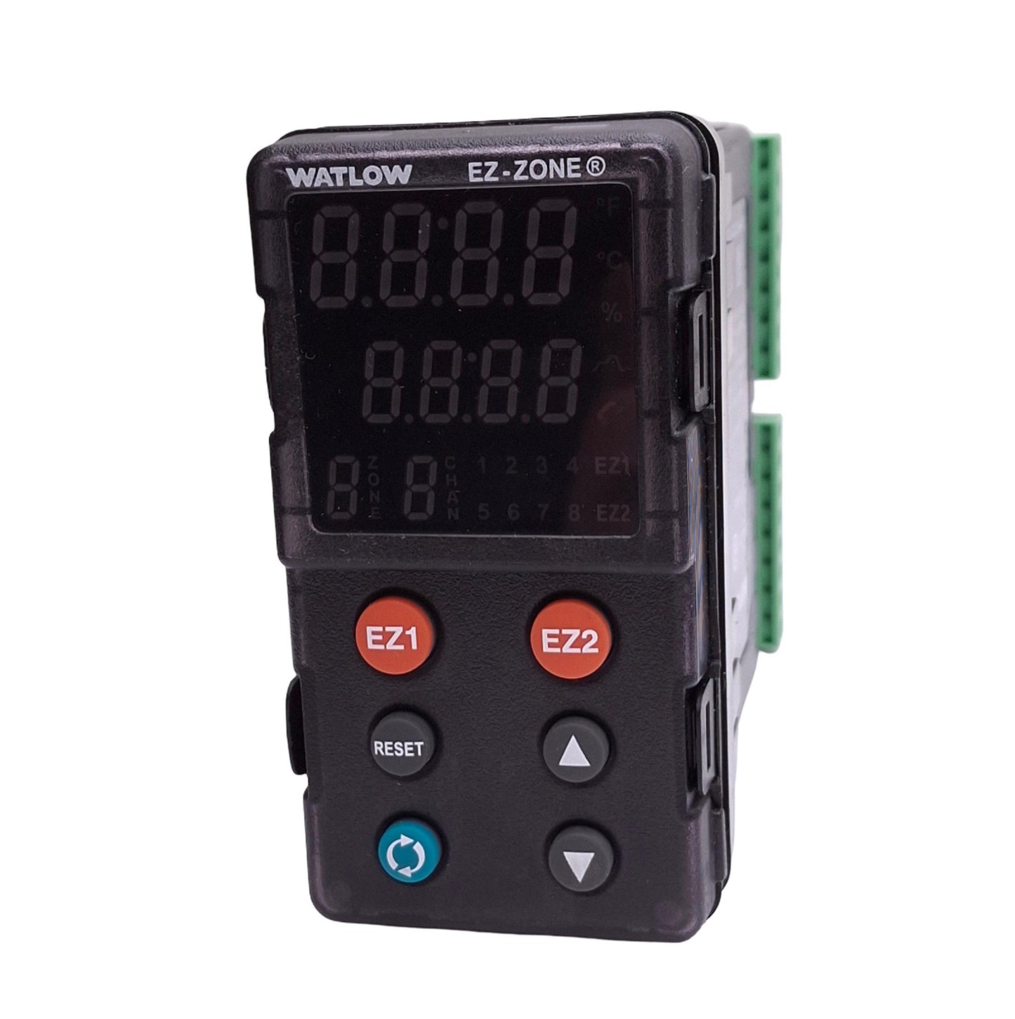 Used Watlow PM8C3CJ-3LCJAAA EZ-Zone PM Express PID Controller, 24VAC/DC, 1/8 DIN