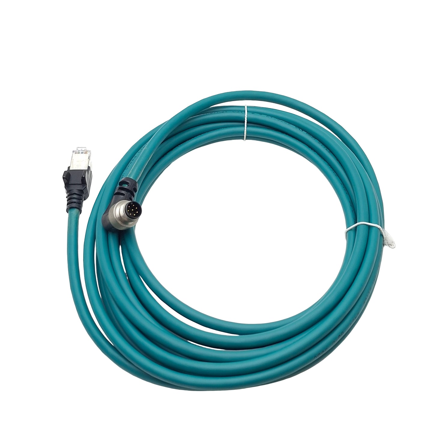 New – Open box Cognex 185-0288R CCB-84901-6001-05 PLC Ethernet Cable, 5m, M12 to RJ45 Male