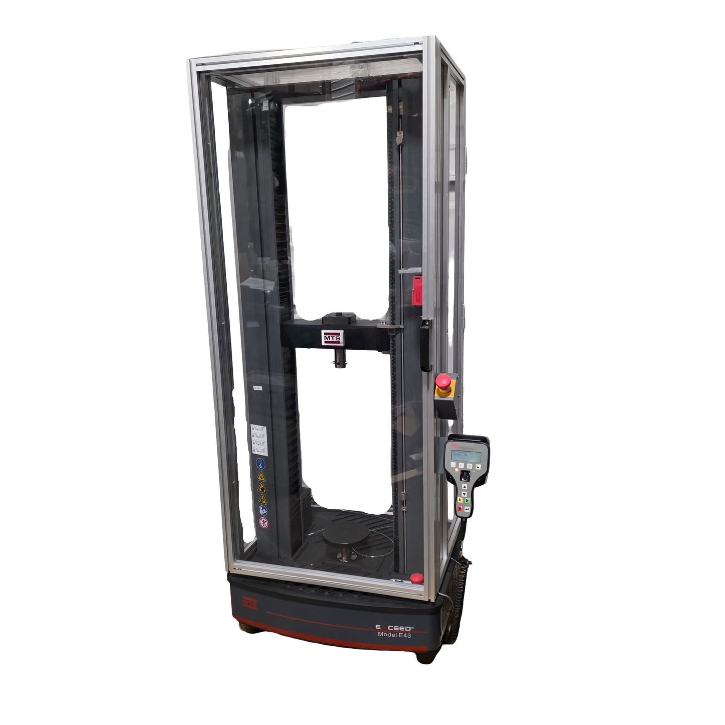 Used MTS Exceed E43.104 Electromechanical Universal Test System 1000mm 2kN 240VAC 3A