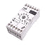 Used ABB CR-U3S Relay Socket, 11-Pin Octal, 300VAC 12A Max, DIN Rail