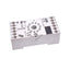 Used ABB CR-U3S Relay Socket, 11-Pin Octal, 300VAC 12A Max, DIN Rail