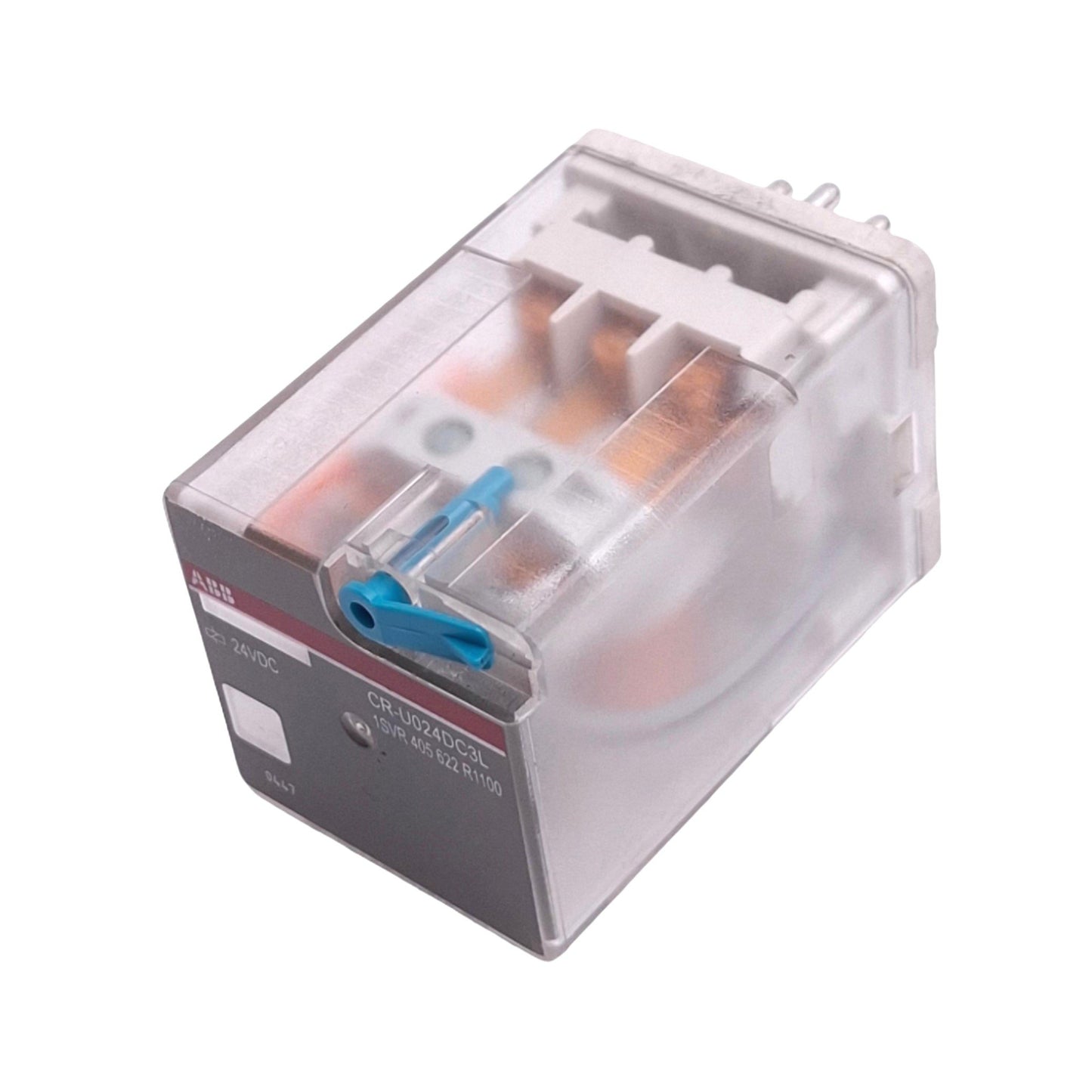 Used ABB CR-U024DC3L Ice-Cube Relay, 3PDT, 11-Pin Octal, 10A Max, 24VDC Coil