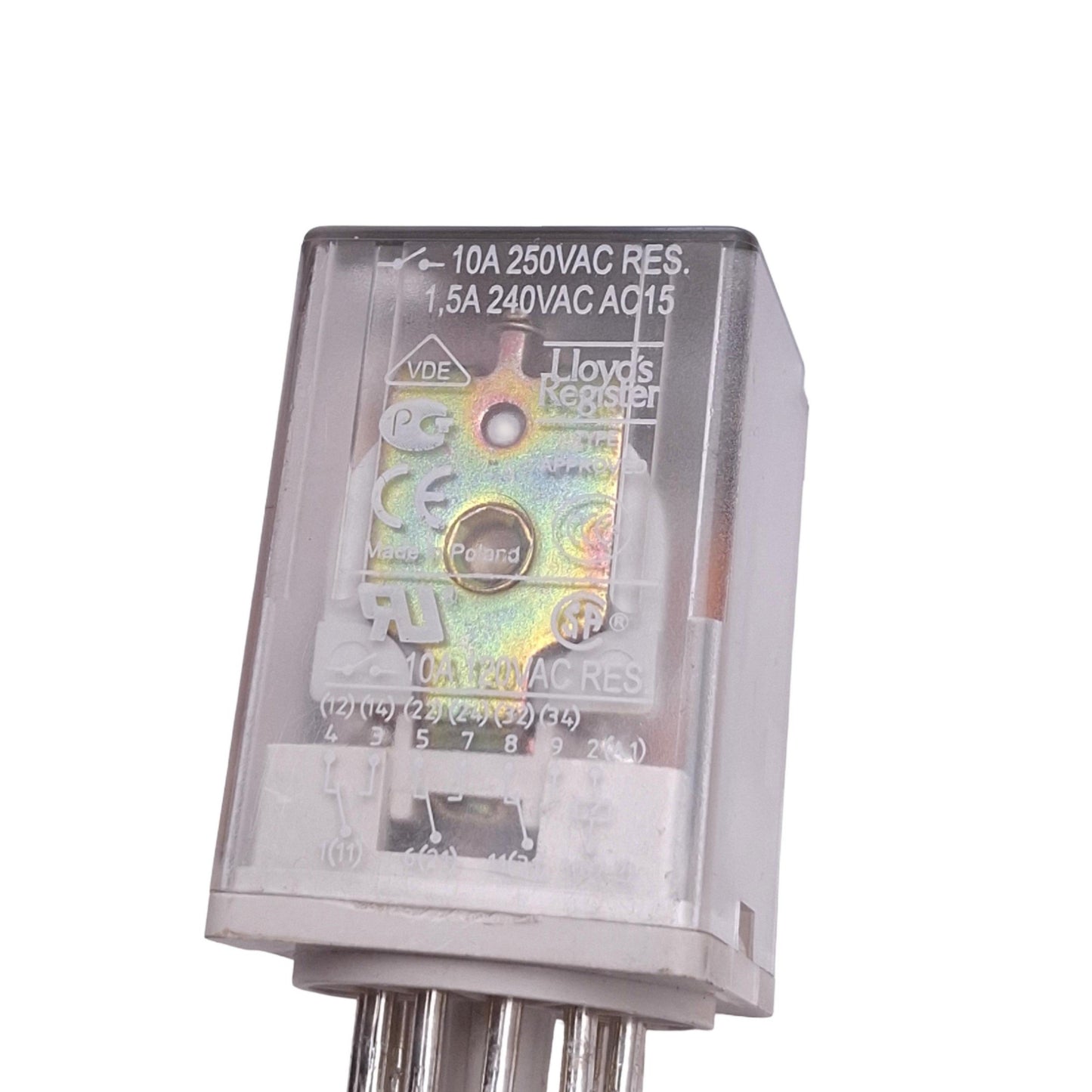 Used ABB CR-U024DC3L Ice-Cube Relay, 3PDT, 11-Pin Octal, 10A Max, 24VDC Coil