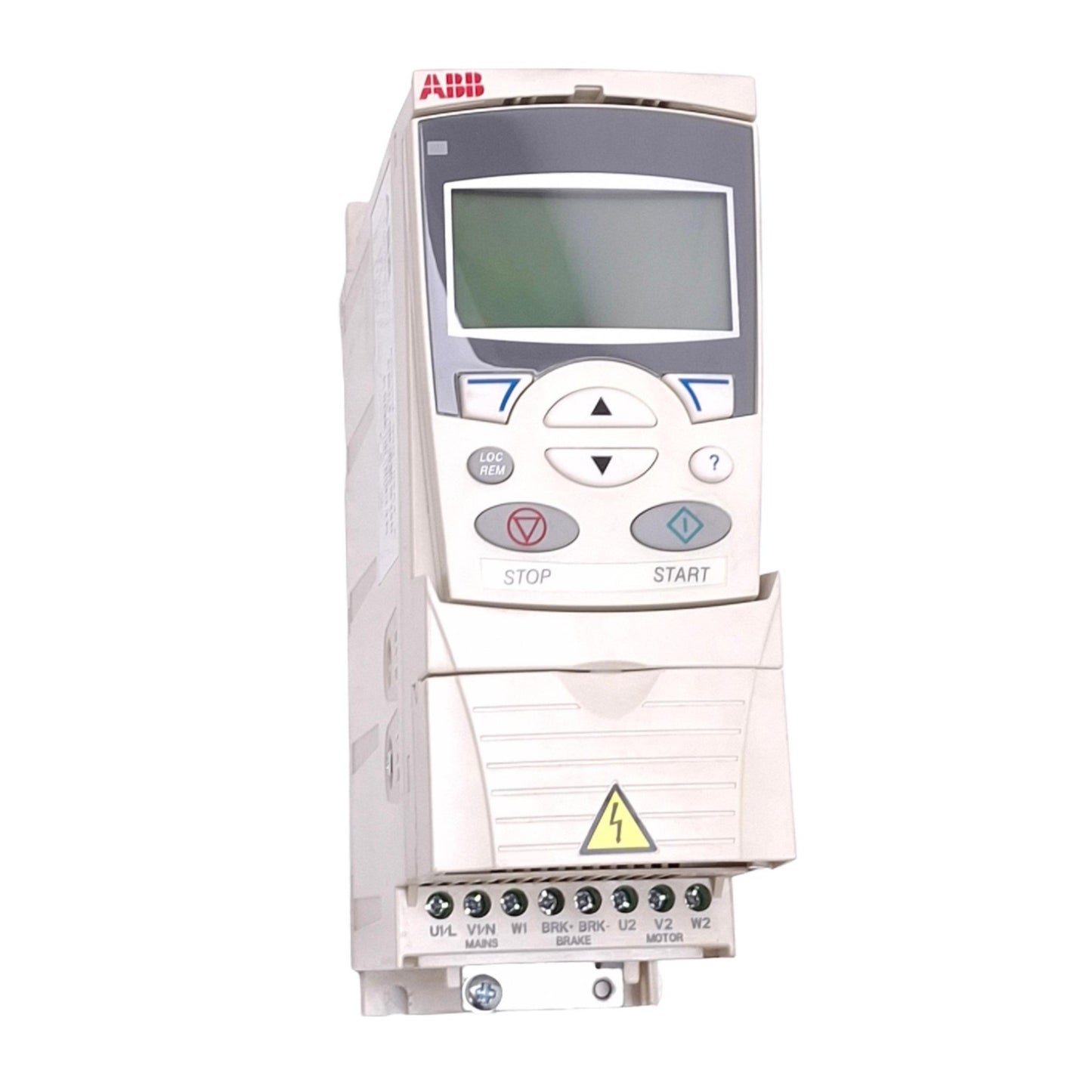 Used ABB ACS350-03U-02A4-2 Variable Frequency Drive, 3ph 0-240VAC 0-500Hz, 1/2hp