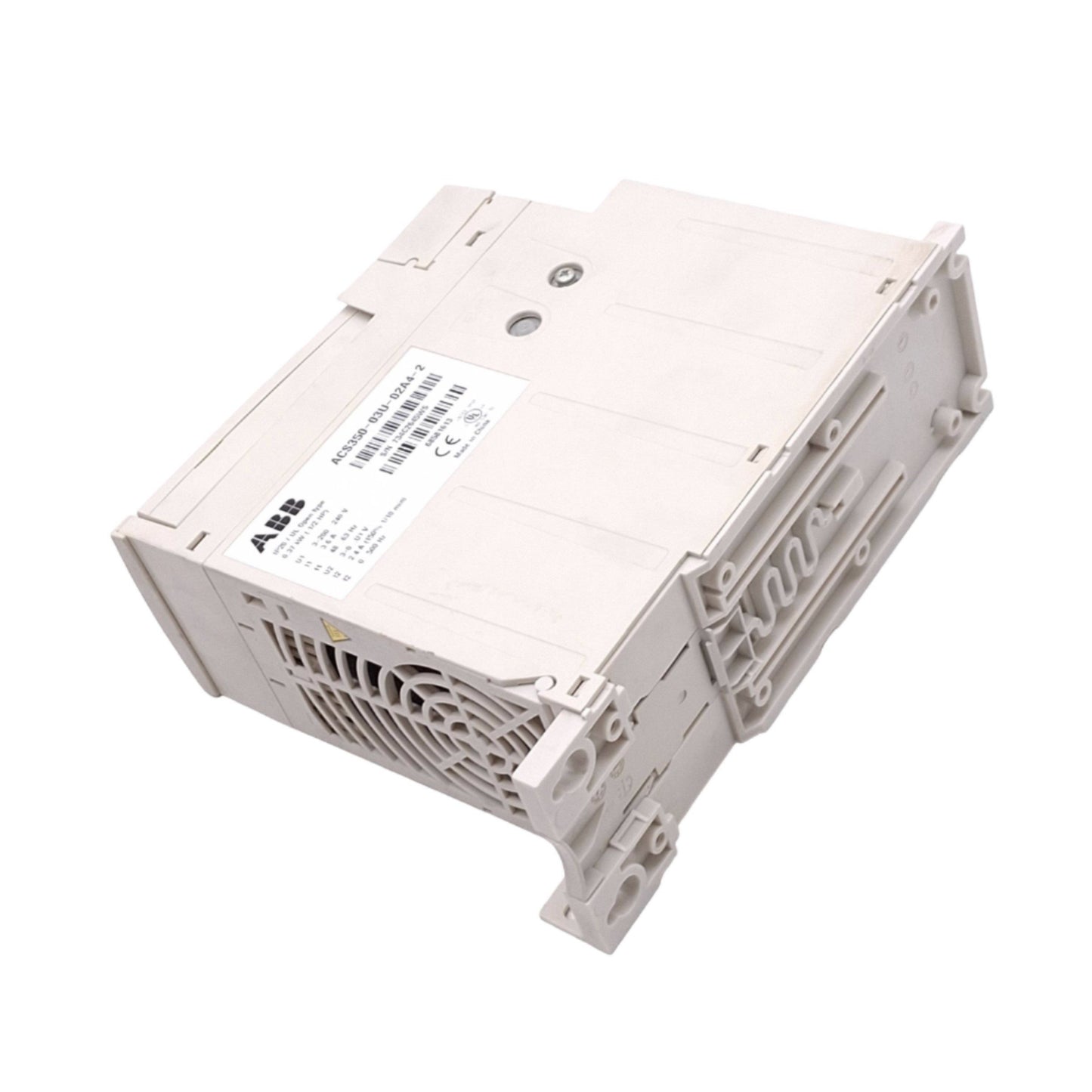 Used ABB ACS350-03U-02A4-2 Variable Frequency Drive, 3ph 0-240VAC 0-500Hz, 1/2hp