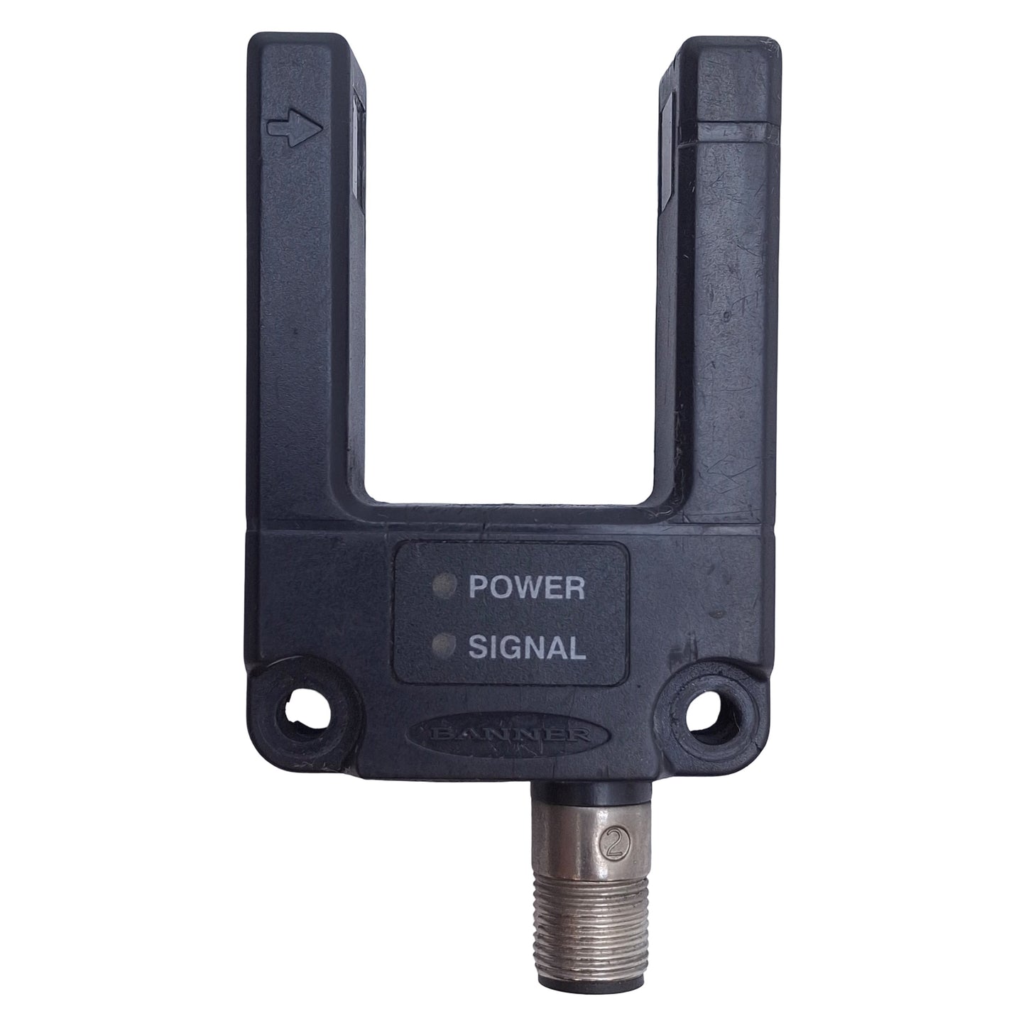 Used Banner SL30VB6VQ Slot Sensor 10-30VDC, Bipolar, 5-pin M12 QD, 30.5 x 45mm Slot