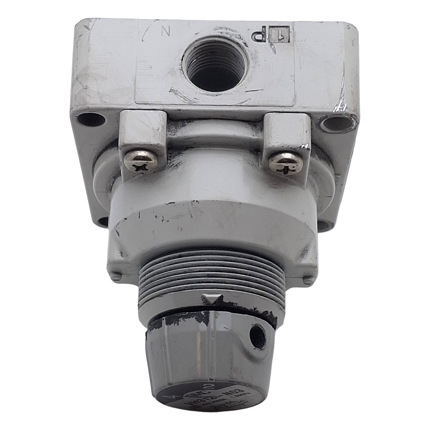 Used SMC VH312-N03 Hand Valve, 2-Position, 3/8in NPT Ports, 1.0MPa, *No Lever*