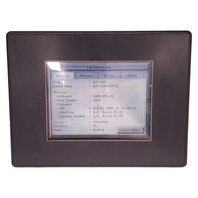 Used Automation Direct EA7-S6M Touchscreen HMI 5.7in Greyscale STN, 24VDC, 320x240