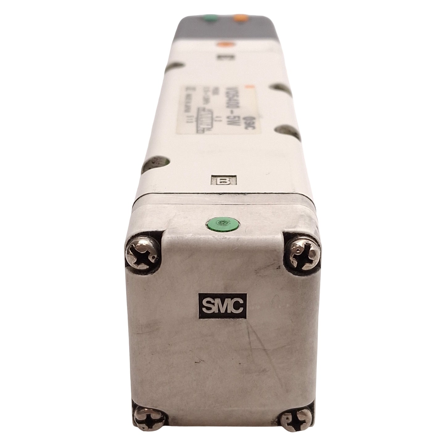 Used SMC VQ5400-5W Solenoid Valve, 3-Position Exhaust Center, 0.15-1.0MPa, 24VDC Coil