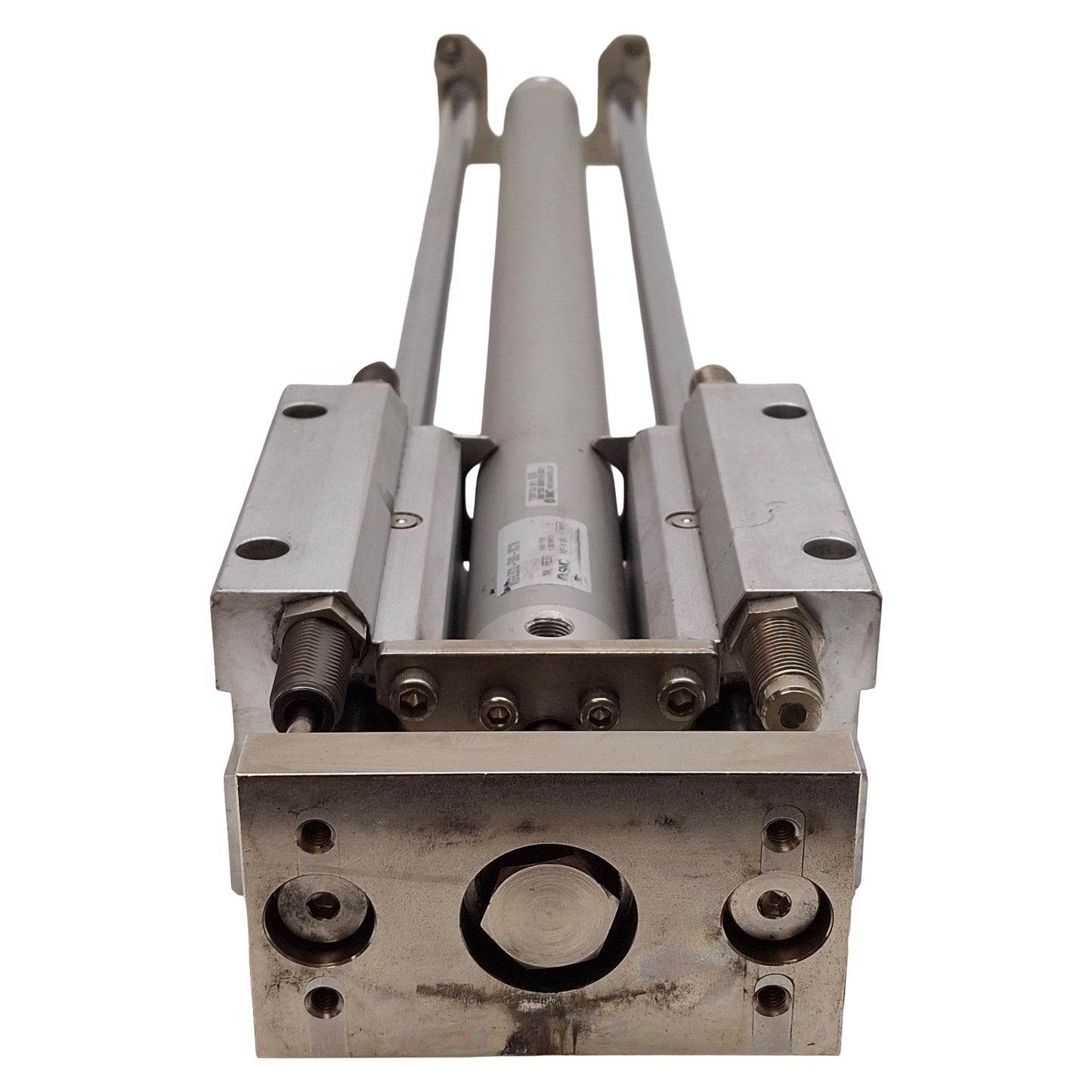 Used SMC MGGLB32-500-XC18 Guided Cylinder ø32mm Bore, 500mm Stroke, 145psi, 1/8in NPT