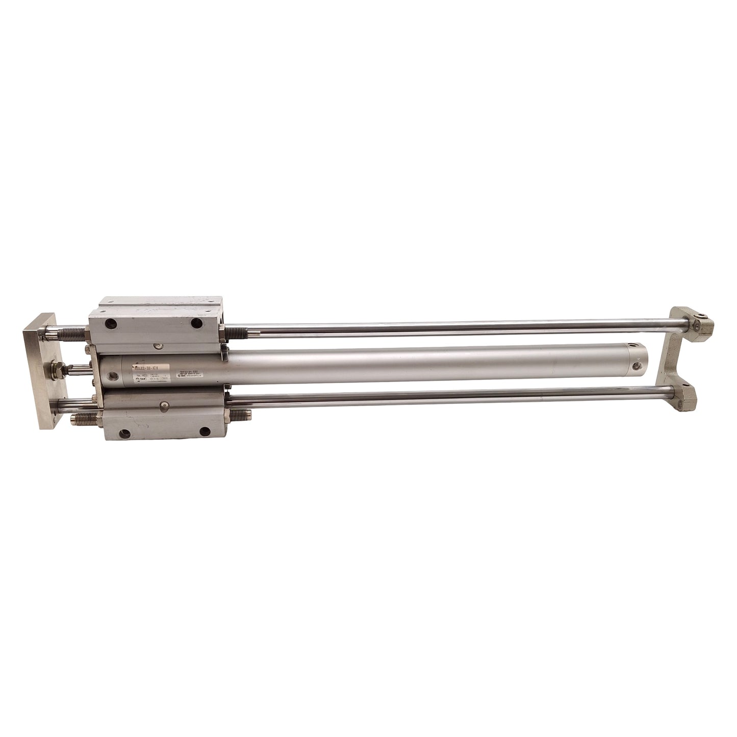 Used SMC MGGLB32-500-XC18 Guided Cylinder ø32mm Bore, 500mm Stroke, 145psi, 1/8in NPT