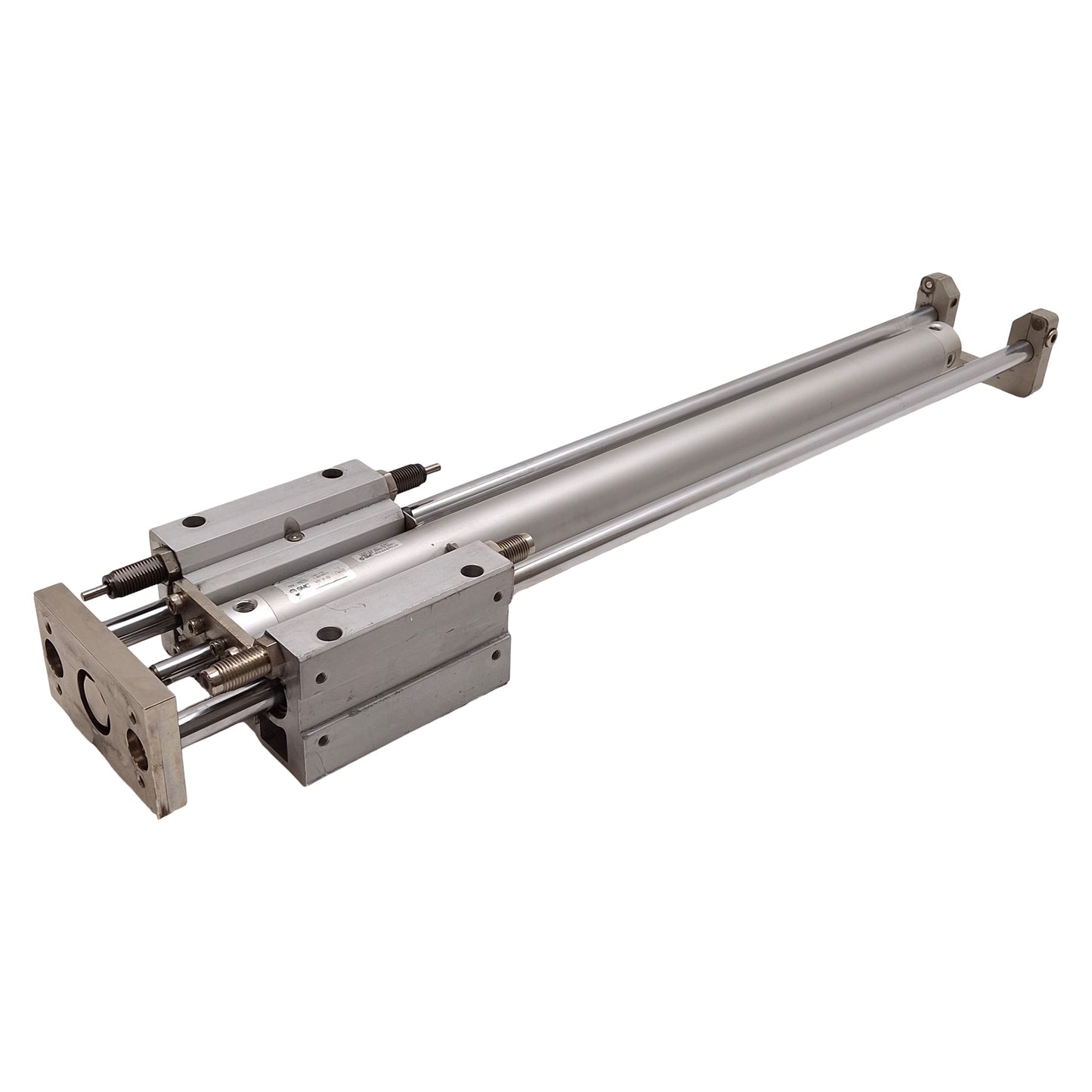Used SMC MGGLB32-500-XC18 Guided Cylinder ø32mm Bore, 500mm Stroke, 145psi, 1/8in NPT