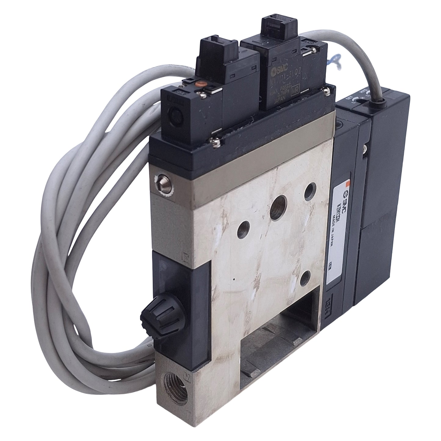 Used SMC NZM133HT-K5LZ-E55L Vacuum Generator Ejector 24VDC, 70psi, -630mmHg, 6ft