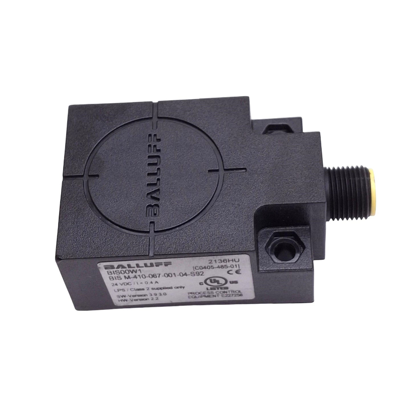 Used Balluff BIS M-410-067-001-04-S92 Read/Write Head, 13.56MHz, 5-Pin M12, 24VDC