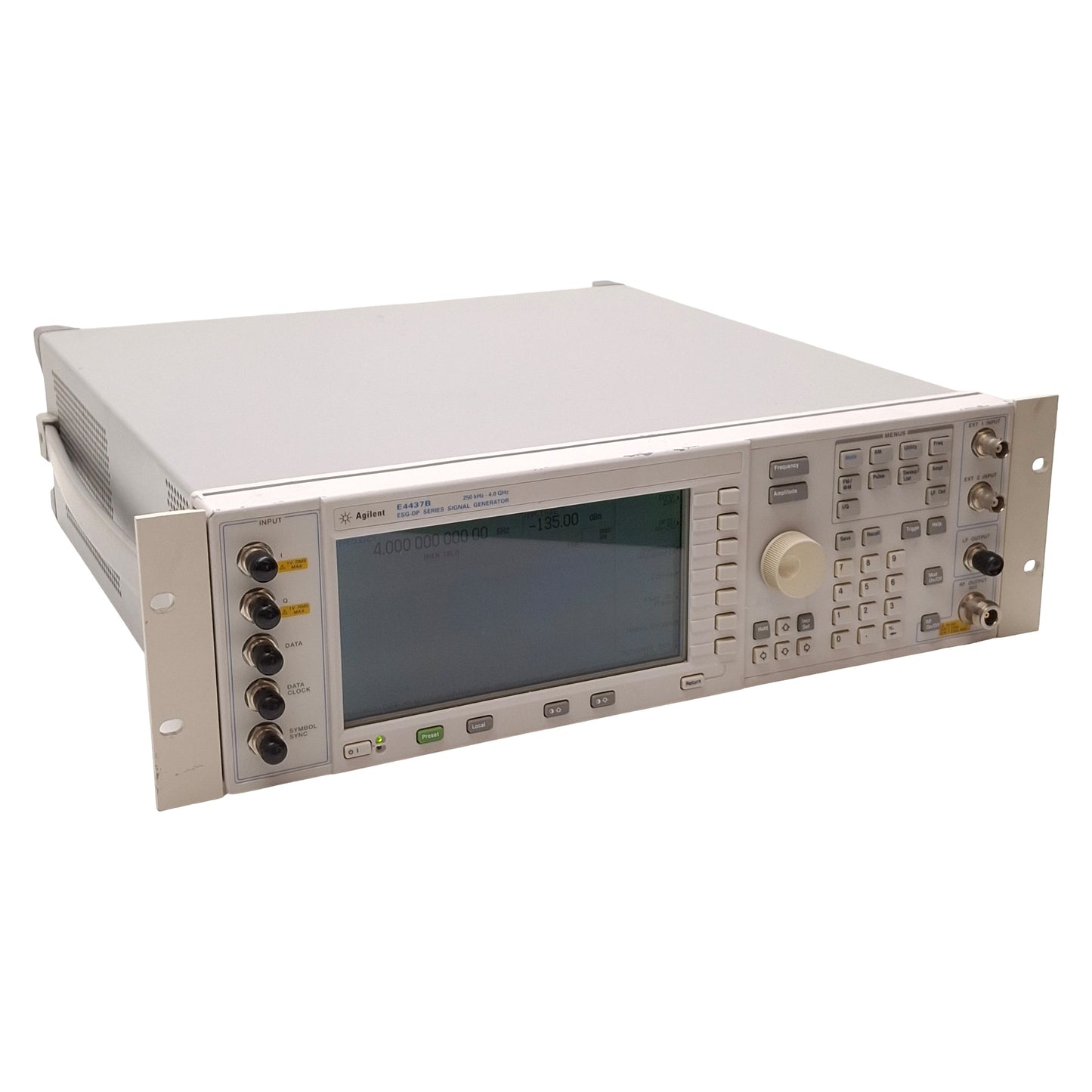 Used Agilent E4437B ESG-DP Signal Generator w/ 100 101 201 202 UN5 UN8 UN9 UNB UND