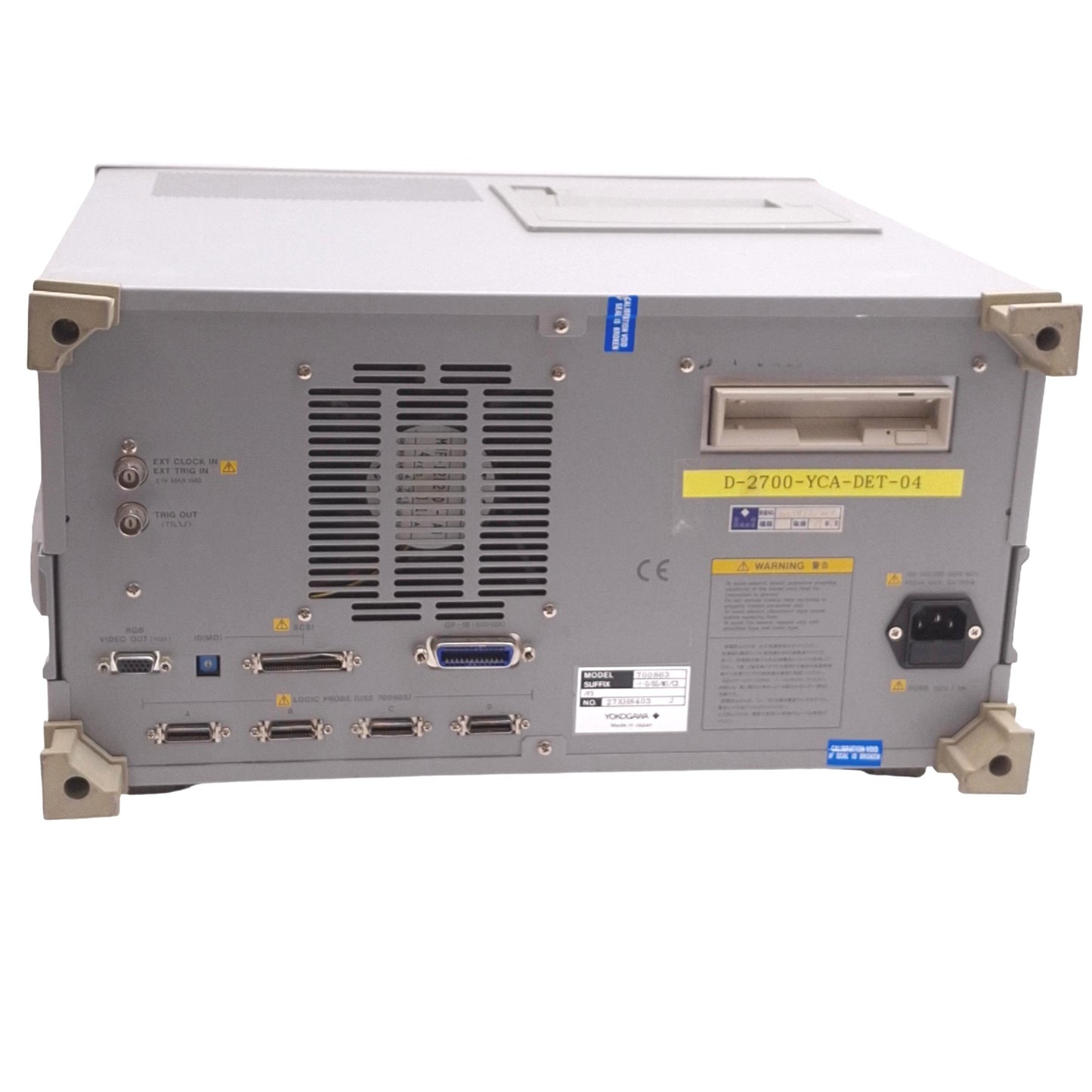 Used Yokogawa DL2700 Digital Oscilloscope 8bit 500MS/s 150MHz, 6-Channel, 120VAC