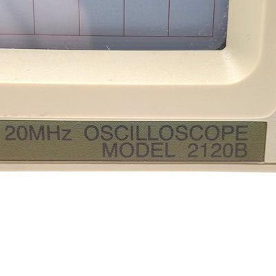 Used BK Precision 2120B Dual-Trace Oscilloscope, 2-Channel, 20MHz, 110/125/220/240VAC
