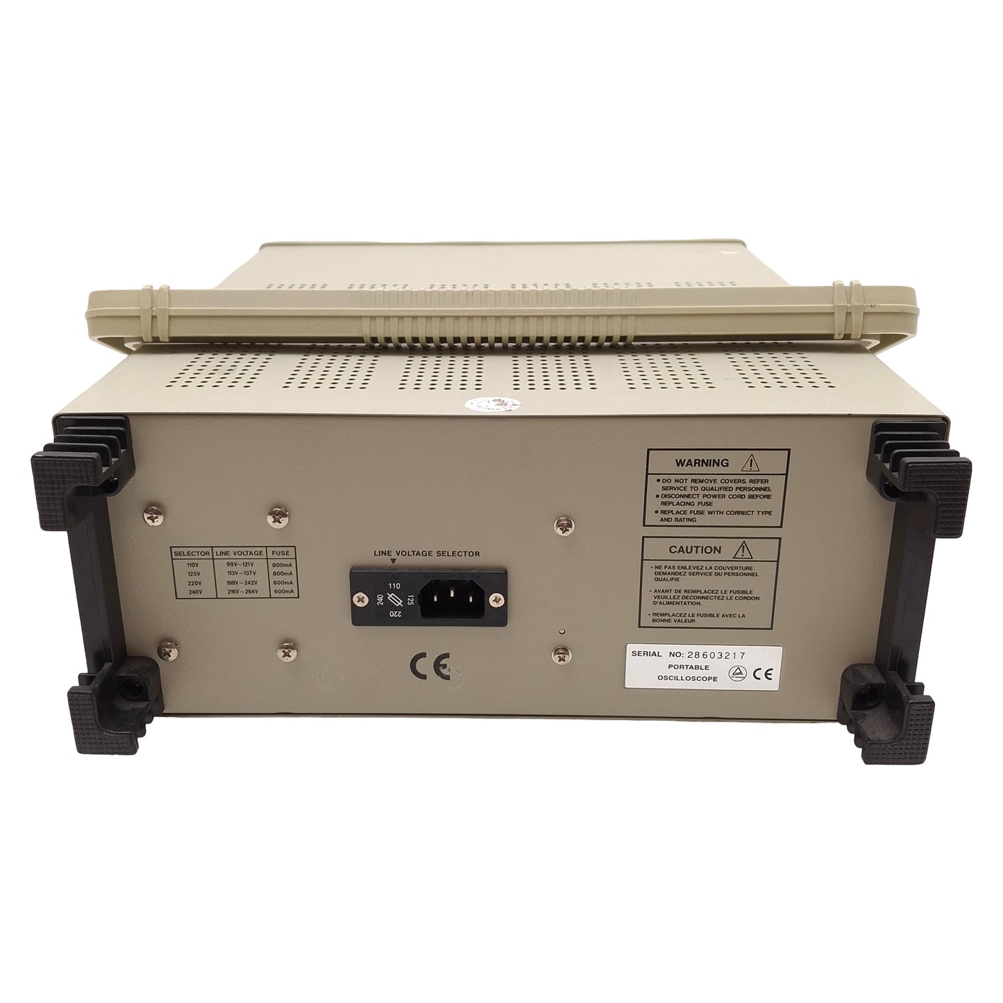 Used BK Precision 2120B Dual-Trace Oscilloscope, 2-Channel, 20MHz, 110/125/220/240VAC