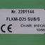 Used Phoenix Contact 2281144 FLKM-D25 SUB/S Breakout Module, 25-Pin Male, DIN Rail