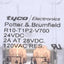 Used Lot of 2 Potter & Brumfield R10-T1P2-V700 Ice-Cube Relay 8-Pin Octal, 24VDC Coil