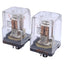 Used Lot of 2 Potter & Brumfield R10-T1P2-V700 Ice-Cube Relay 8-Pin Octal, 24VDC Coil