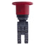 Used ABB MPMP4-11R Illuminated Red Twist-Release Button 2NC+2NO, 60mm, 400VAC