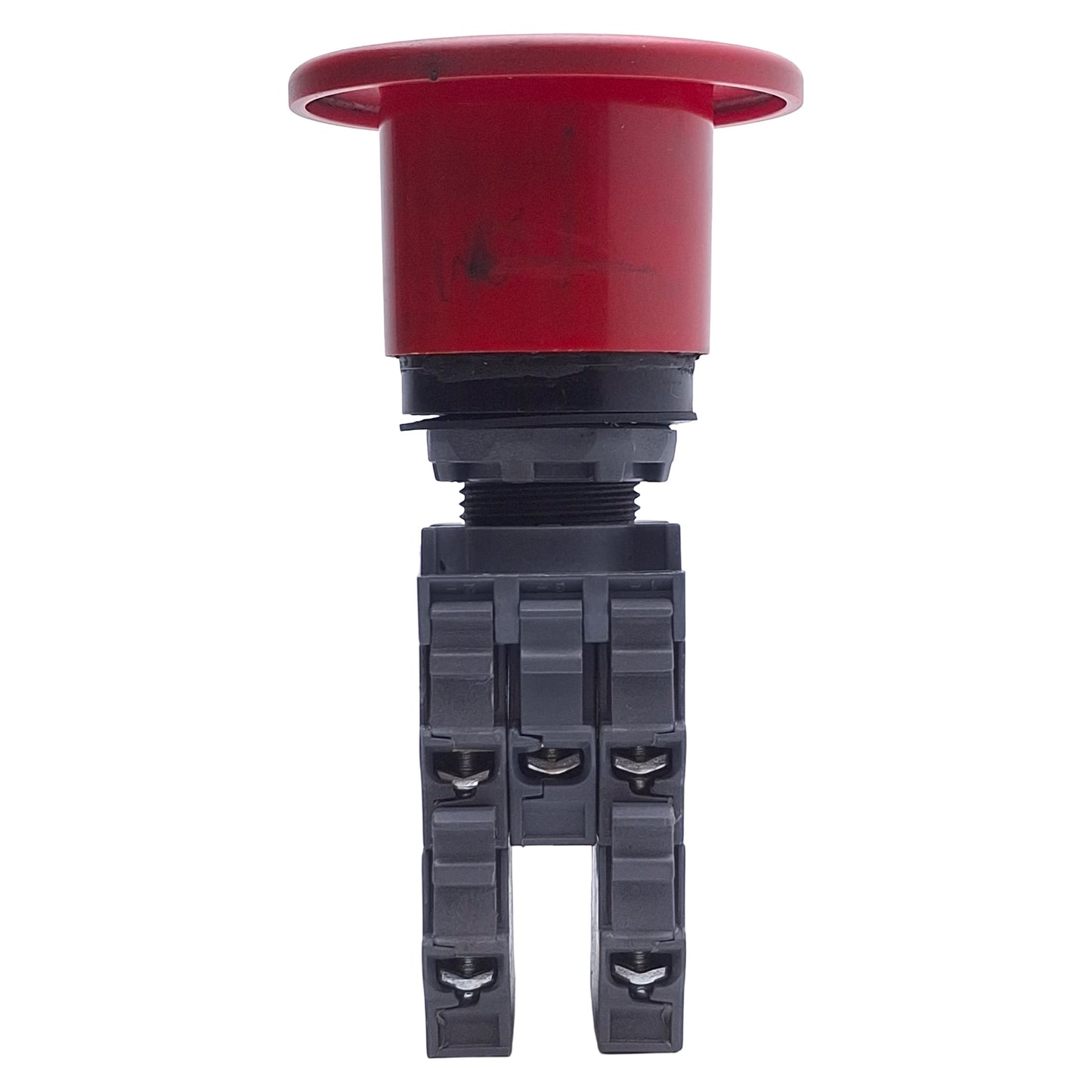 Used ABB MPMP4-11R Illuminated Red Twist-Release Button 2NC+2NO, 60mm, 400VAC