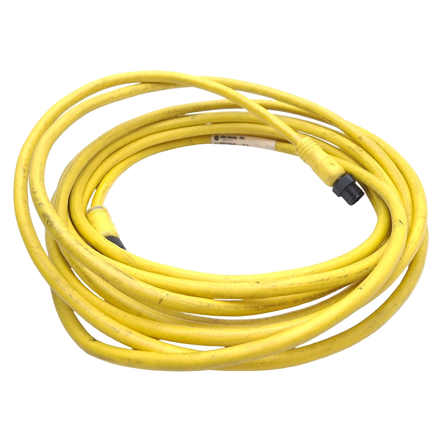 Used Allen Bradley 1485R-P5R5-D5 DeviceNet Cordset, 5-Pin Male to Female, 5m Length