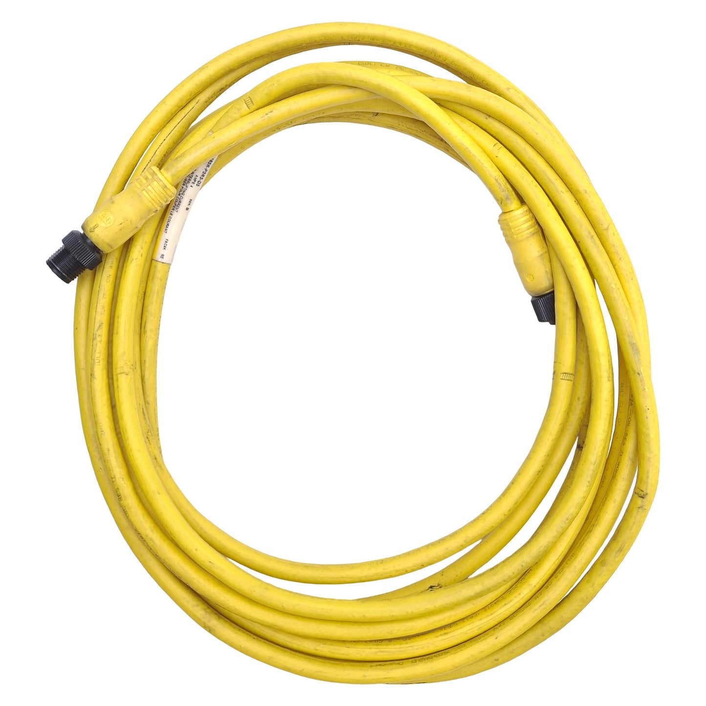 Used Allen Bradley 1485R-P5R5-D5 DeviceNet Cordset, 5-Pin Male to Female, 5m Length