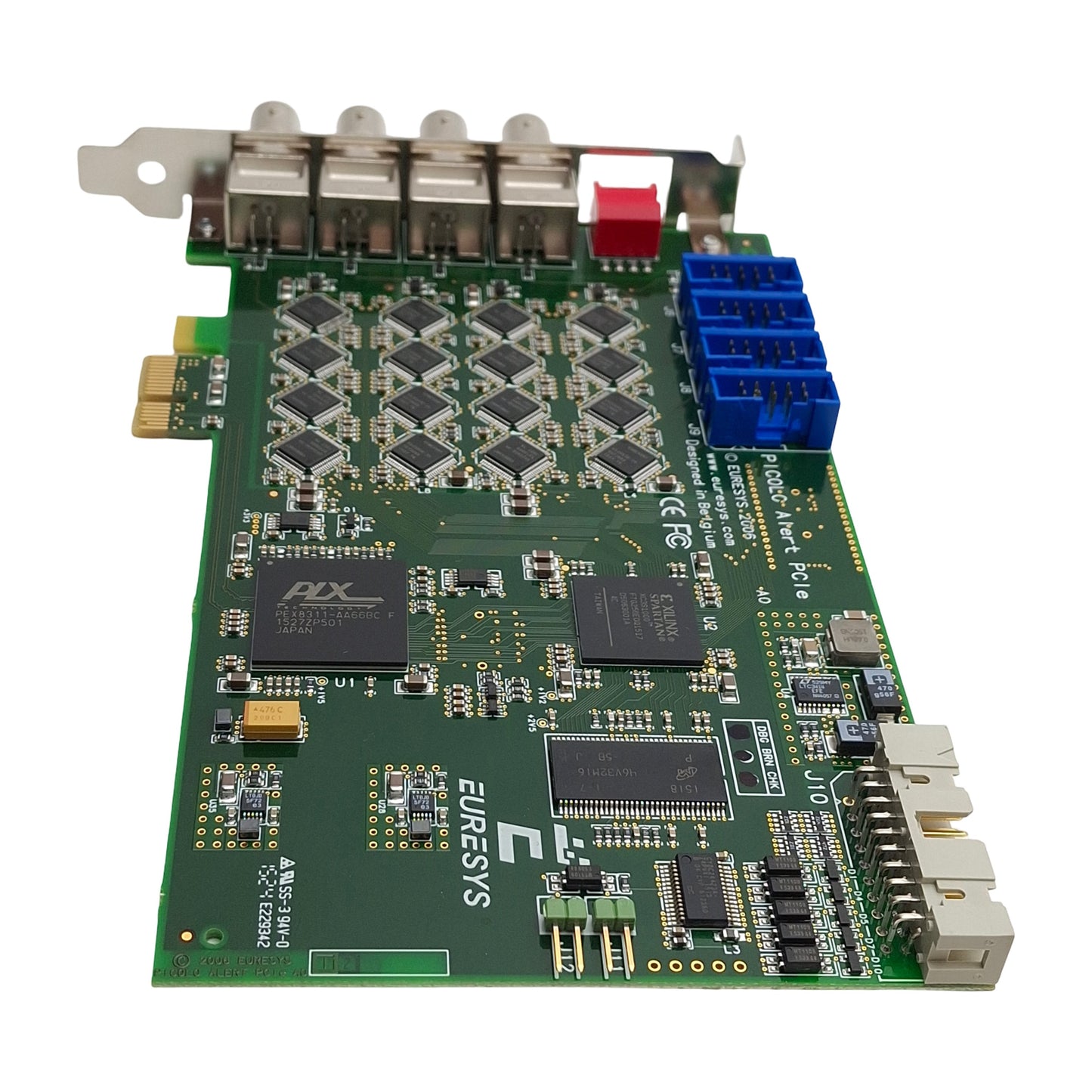 Used Euresys Picolo Alert PCIe Video Capture Card, BNC In, PAL/NTSC/CCIR/RS-170