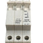 Used CDI QZ-3-13-D-2-10A Miniature Circuit Breaker, 10A, 277/480VAC, 3-Pole, DIN Rail