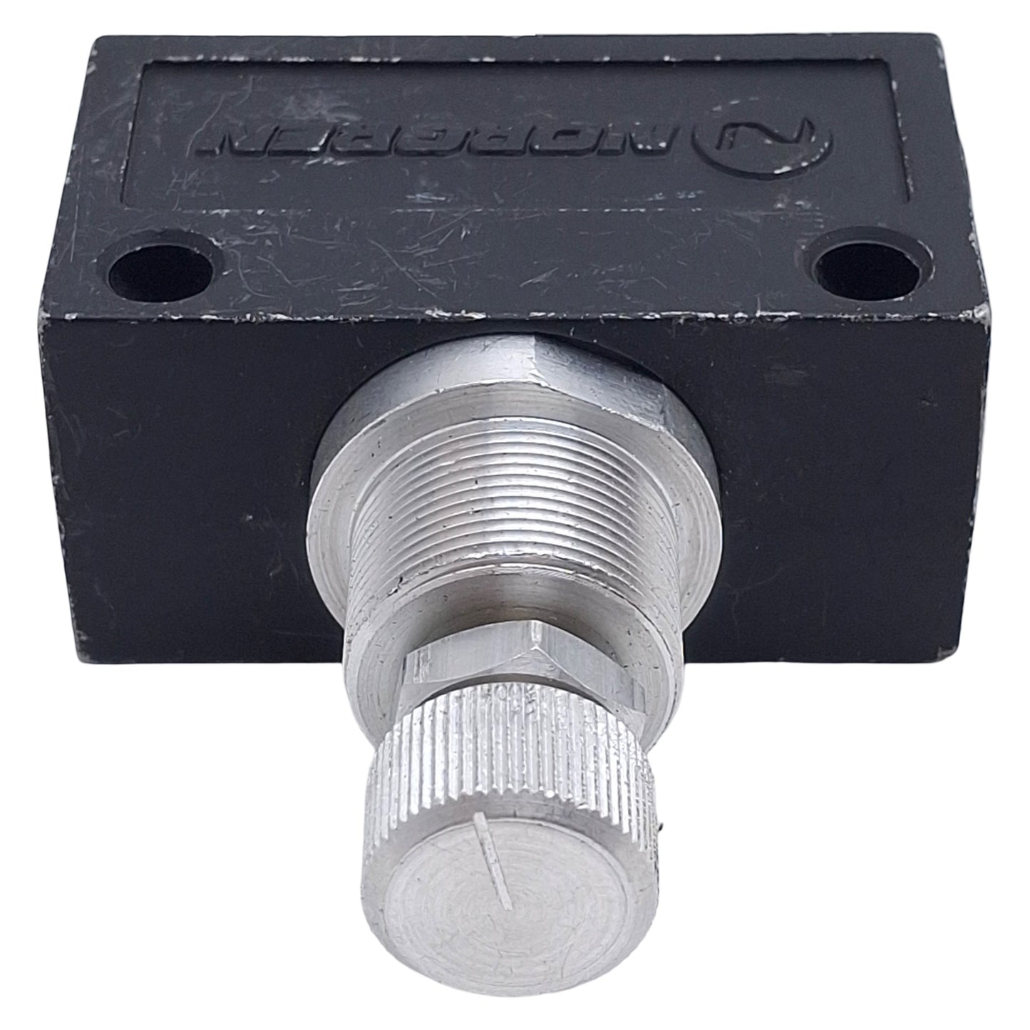 Used Norgren T1000A3800 Flow Control Valve, 2-Way, 3/8in NPT, 10bar Max, 1.64gpm Flow