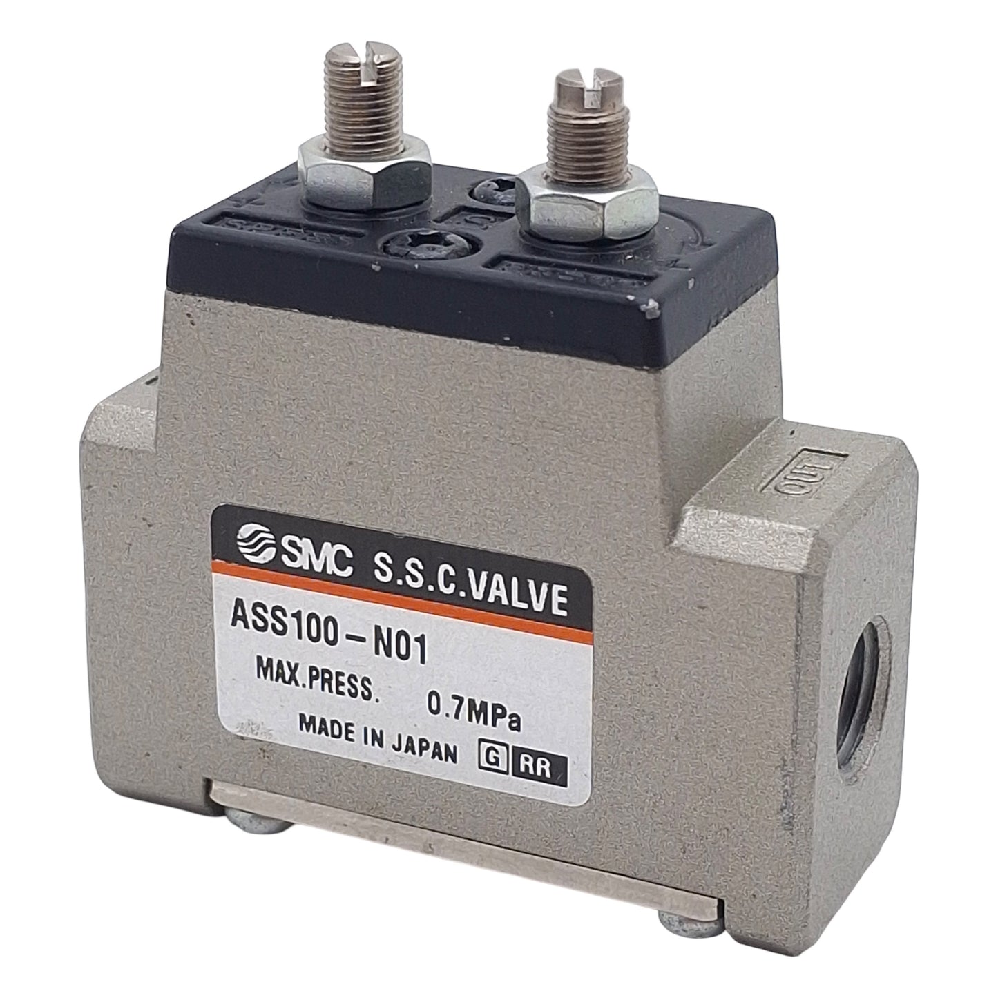 Used SMC ASS100-N01 Speed Control Slow Start Valve 1/8in NPT, 0.7MPa Max, 2.4mm² Flow