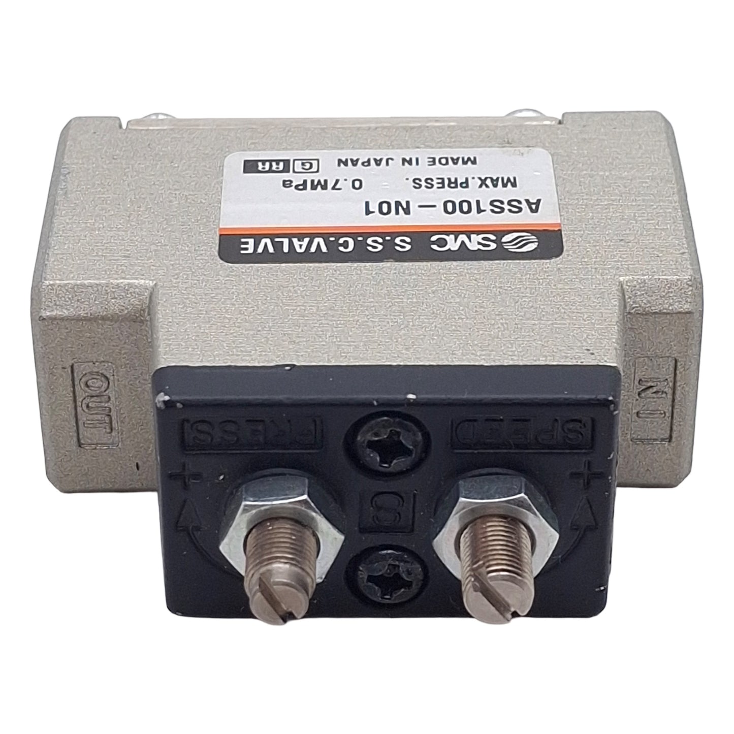 Used SMC ASS100-N01 Speed Control Slow Start Valve 1/8in NPT, 0.7MPa Max, 2.4mm² Flow