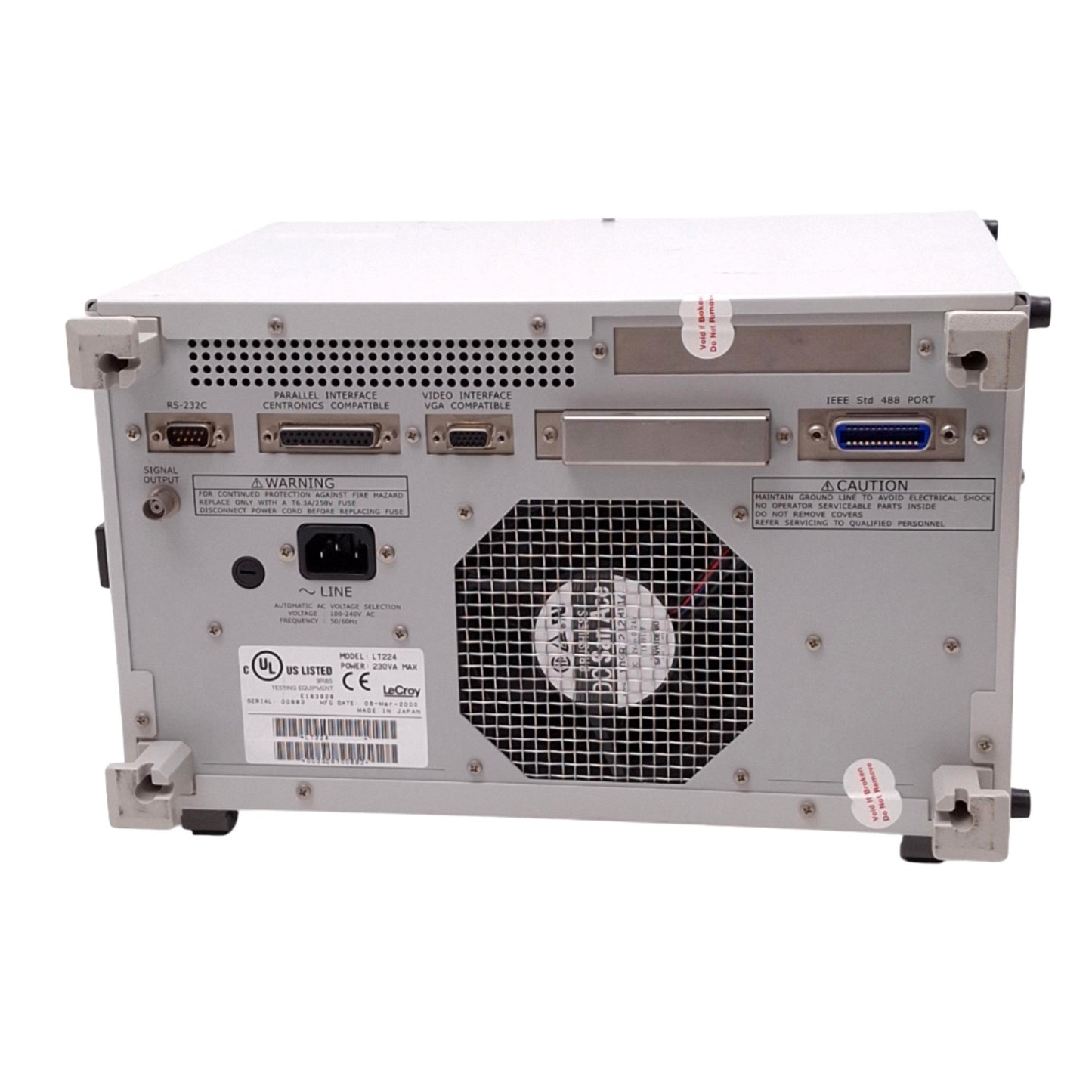 For parts or not working LeCroy LT224 WaveRunner Digital Storage Oscilloscope, 4-Channel, *For Parts