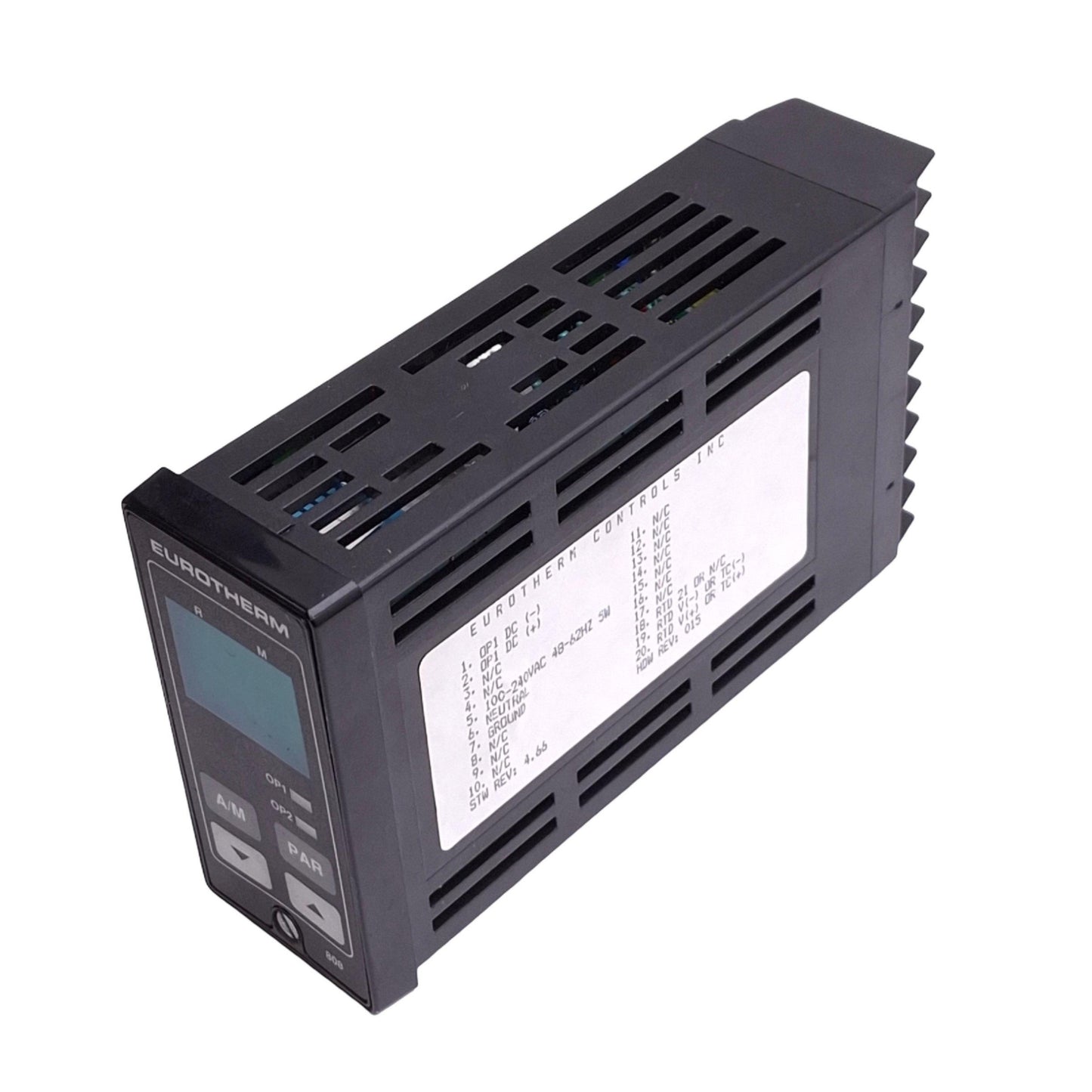 Used Eurotherm 808/D1/0/0/0/0/QLS AKFF400 Temperature Controller, 32-400F, K TC Input