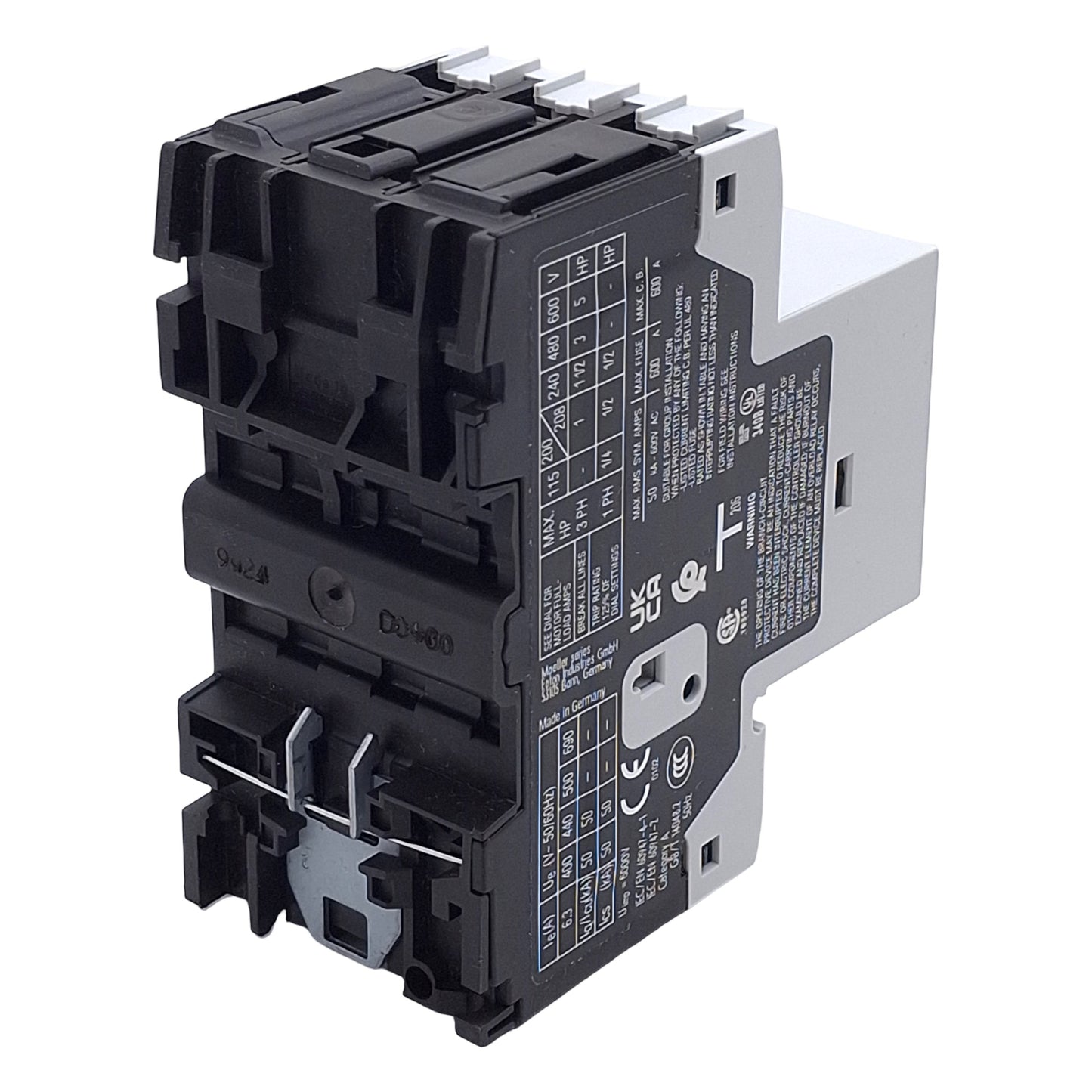 New Eaton PKZM01-6,3 Motor-Protective Circuit Breaker, 3-Pole, 4-6.3A Range, 400VAC