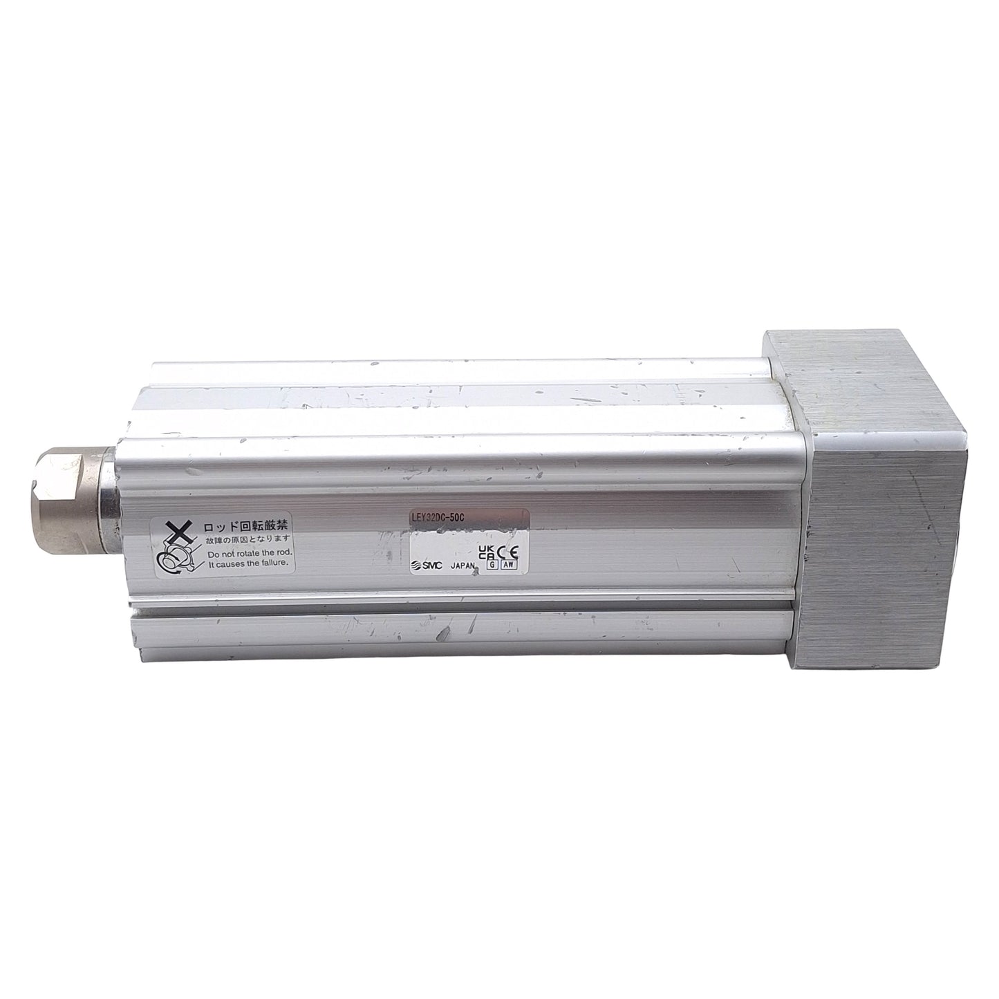 Used SMC LEY32DC-50C Incremental Encoder, ø32mm Bore, 50mm Stroke, *No Motor*